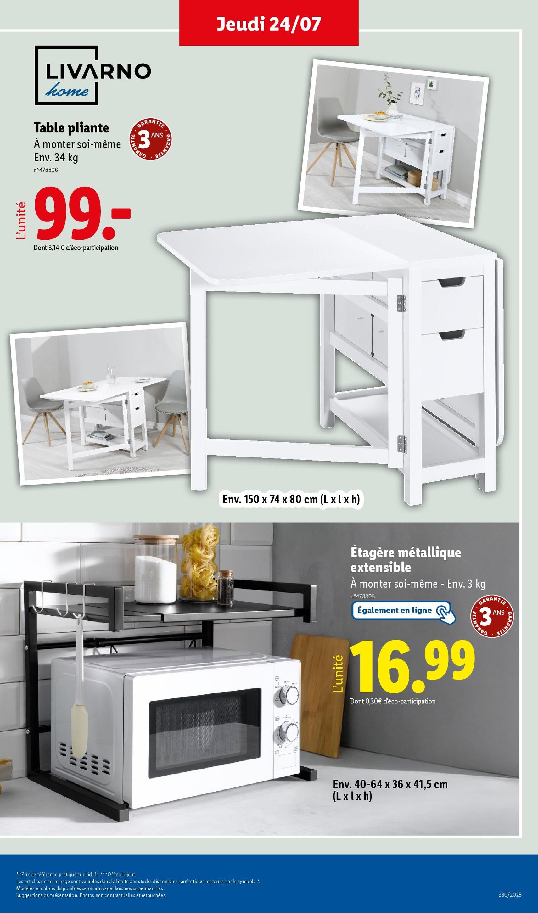 LIDL catalogue semaine 29 - brochure valable à partir du 24/07/2025, page 43 sur 73 LIDL catalogue semaine 29 - brochure valable à partir du 24/07/2025, page 43 sur 73