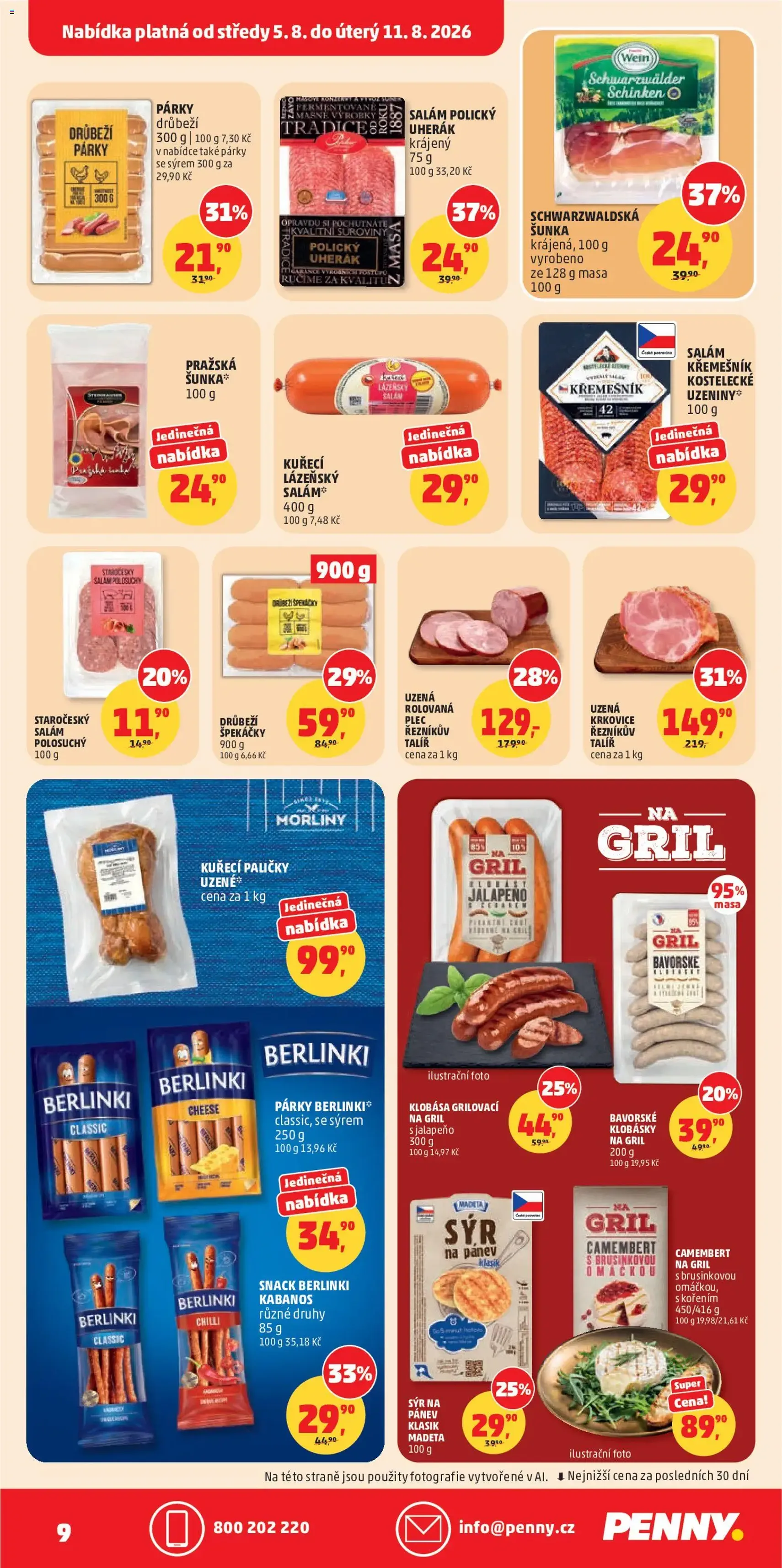 Penny Market leták - platný leták od 05.08.2026 strana 9 z 34