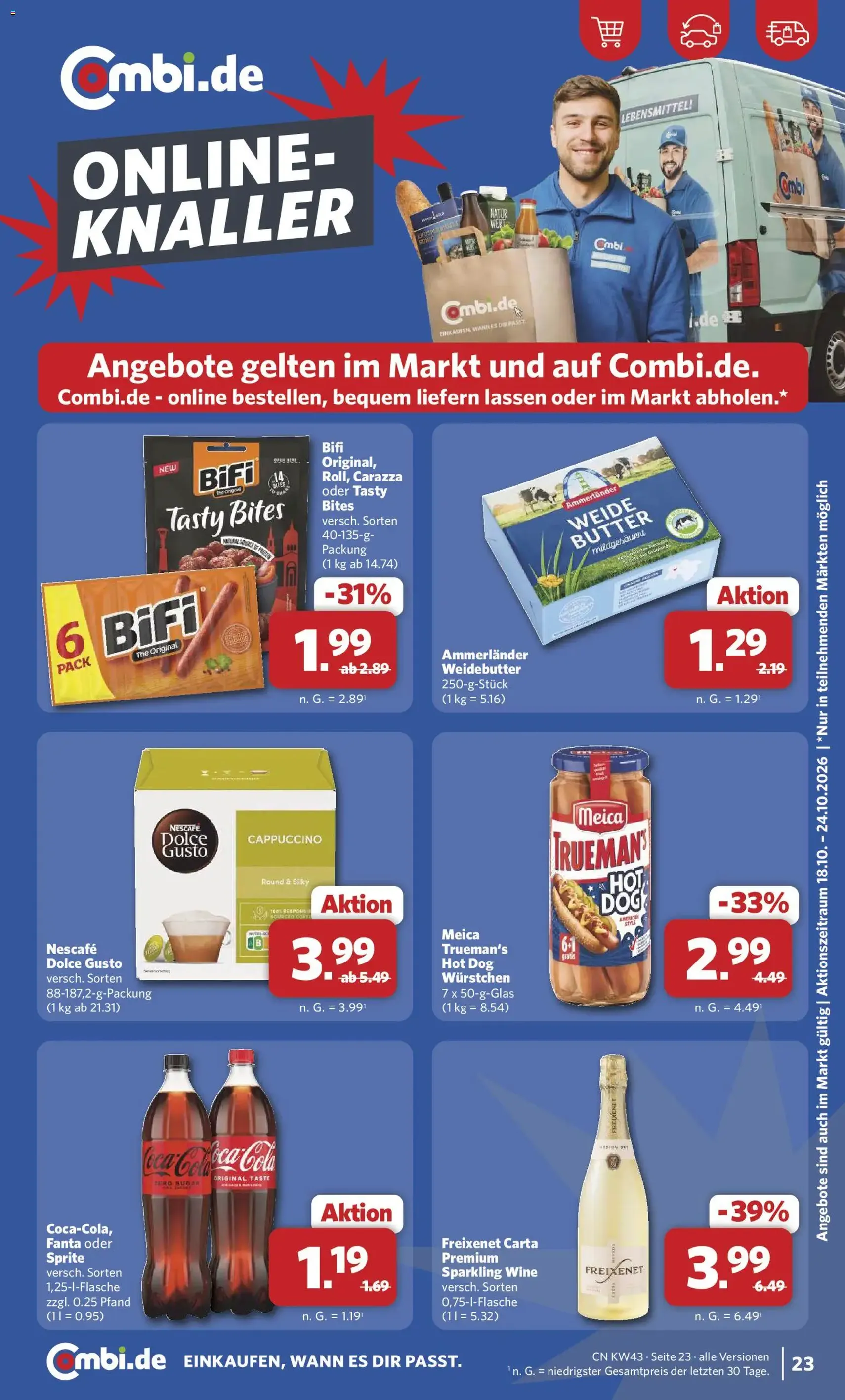 Combi Prospekt - Gültiger Prospekt ab 19.10.2026, Seite 23 von insgesamt 29