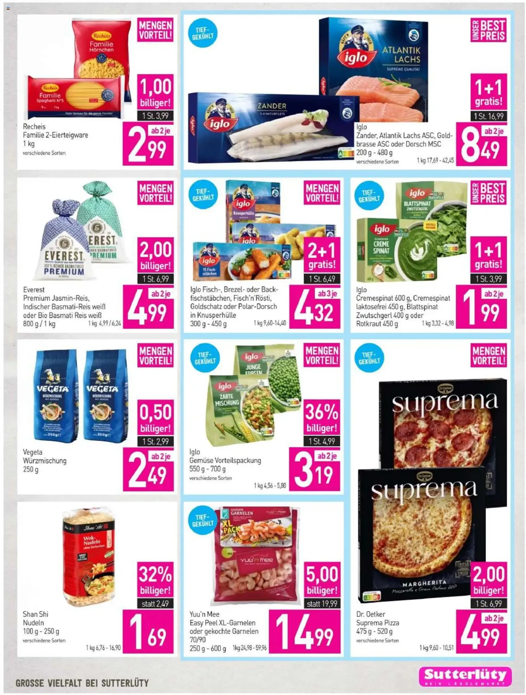 Sutterlüty Flugblatt - Gültiger Prospekt ab 26.03.2026, Seite 21 von insgesamt 24