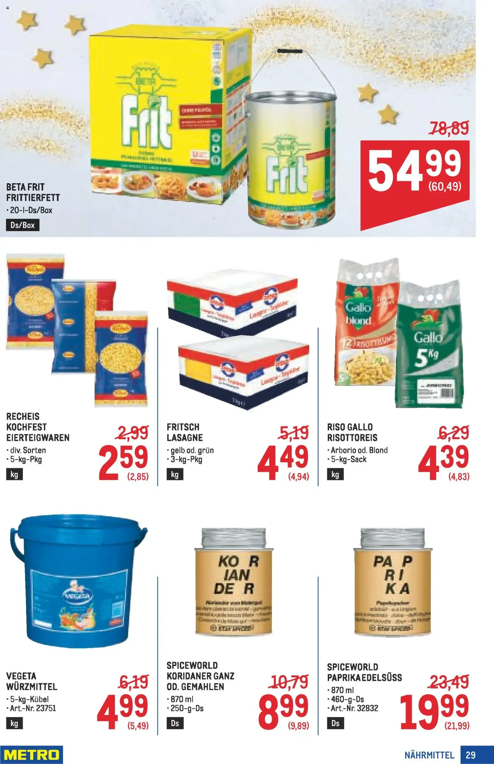 Metro angebote Profi - Gültiger Prospekt ab 27.11.2025, Seite 29 von insgesamt 64