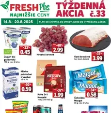 Fresh Leták - náhľad letáku platný od 14.08.2025
