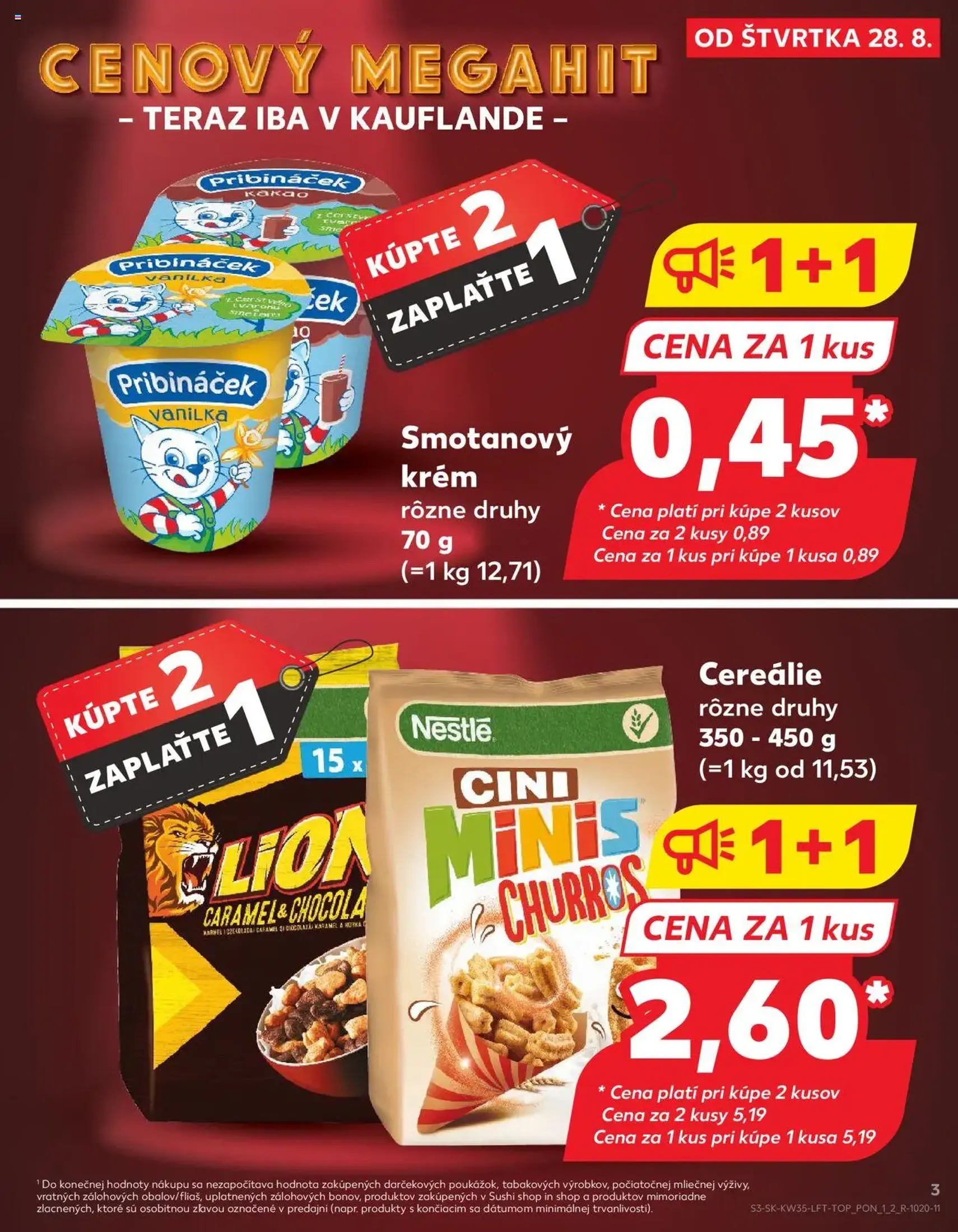Kaufland SK Bratislava-Devínska Nová Ves - 2025.08.28. érvényes szórólap 3 oldal 80 oldalból