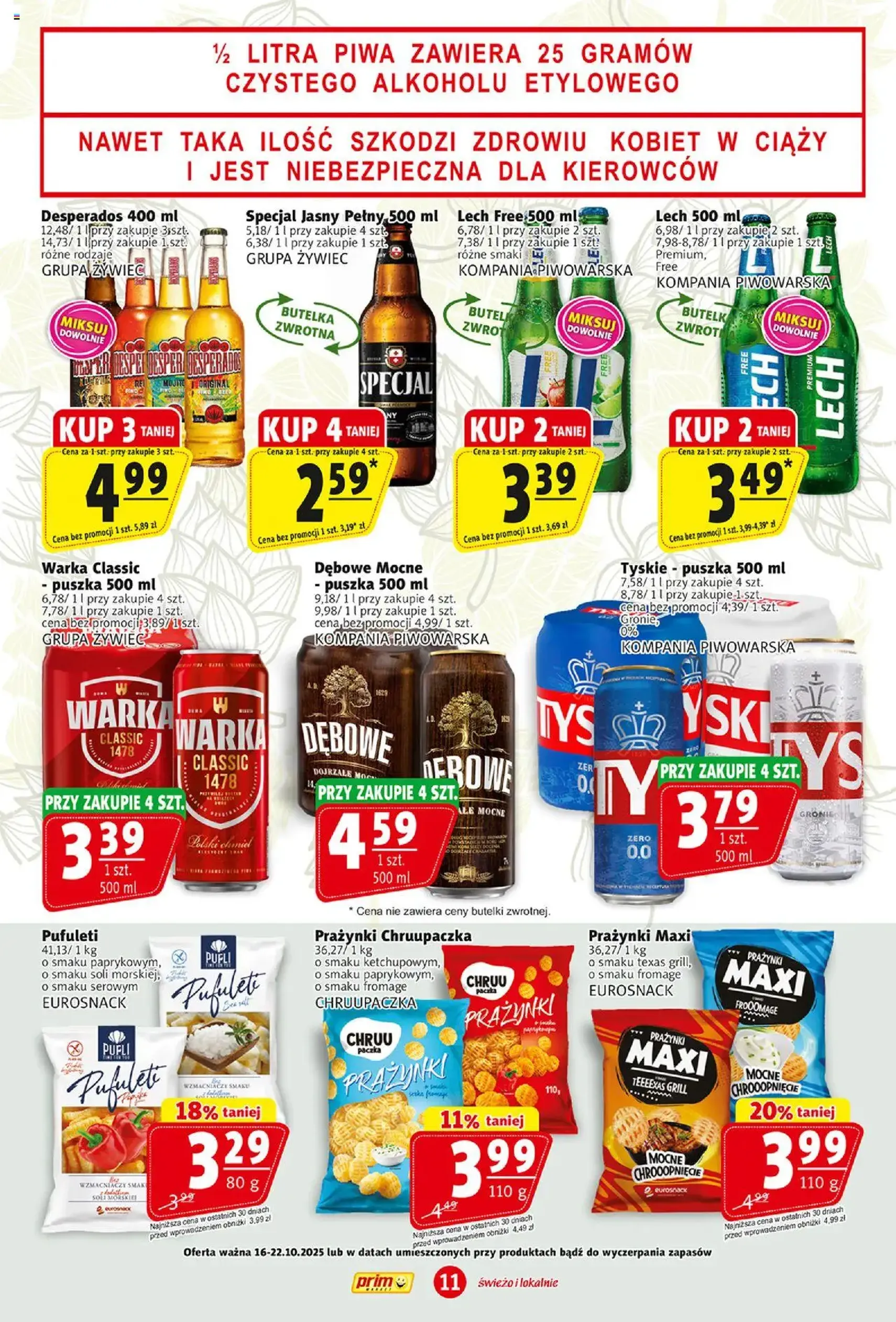 Prim Market Gazetka - ważny gazetka od 16.10.2025 strona 11 z 16 Prim Market Gazetka - ważny gazetka od 16.10.2025 strona 11 z 16