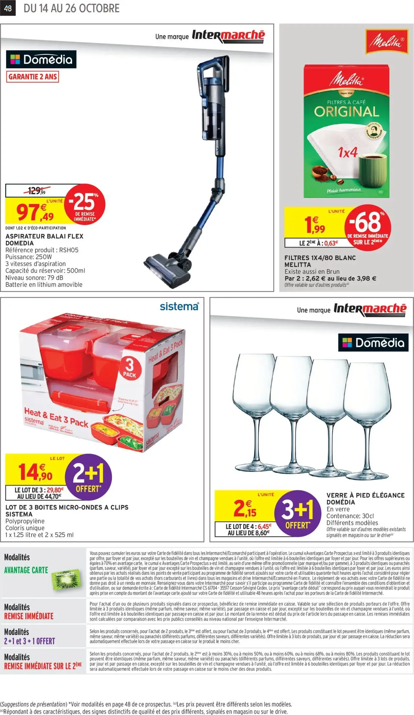 Intermarché catalogue semaine 42 - brochure valable à partir du 14/10/2025, page 48 sur 52