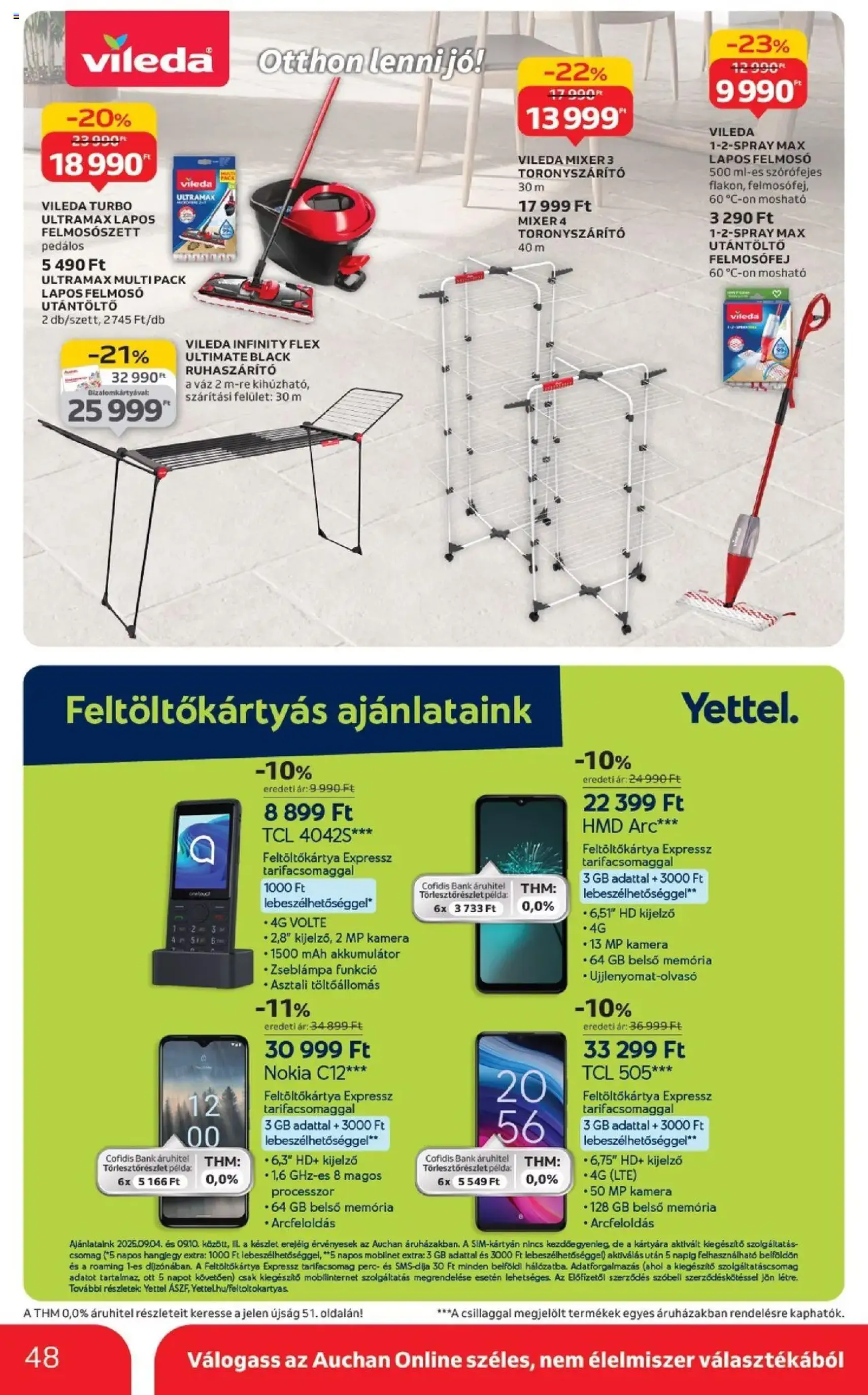 Auchan Akciós újság - 2025.09.04. érvényes szórólap 48 oldal 52 oldalból Auchan Akciós újság - 2025.09.04. érvényes szórólap 48 oldal 52 oldalból