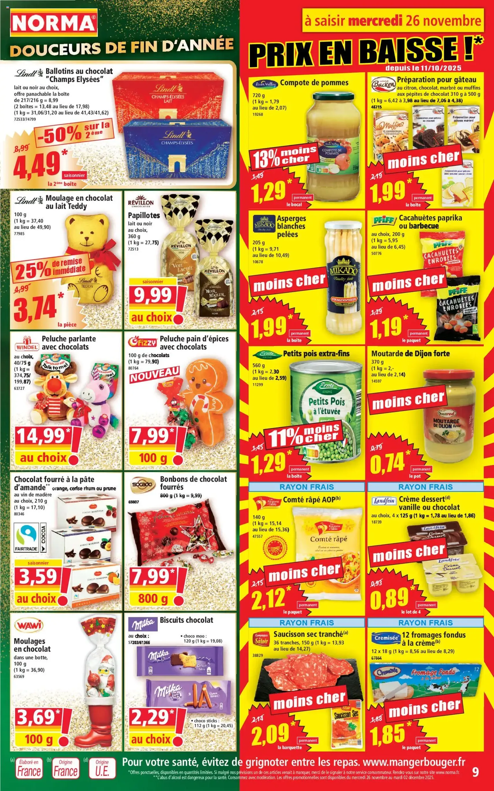 Norma catalogue - brochure valable à partir du 26/11/2025, page 9 sur 12