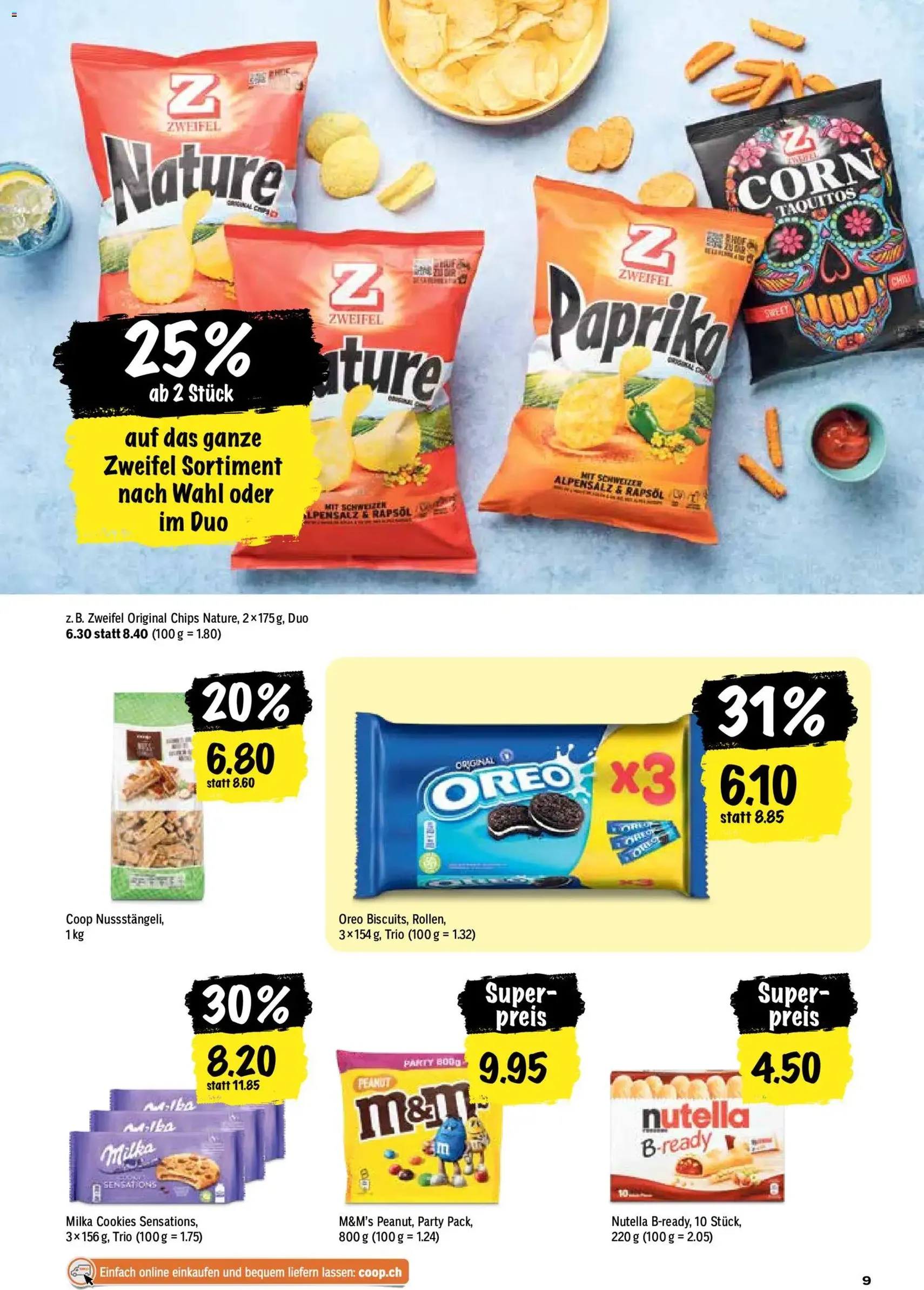 Coop aktionen - Gültiger Prospekt ab 13.08.2026, Seite 9 von insgesamt 28