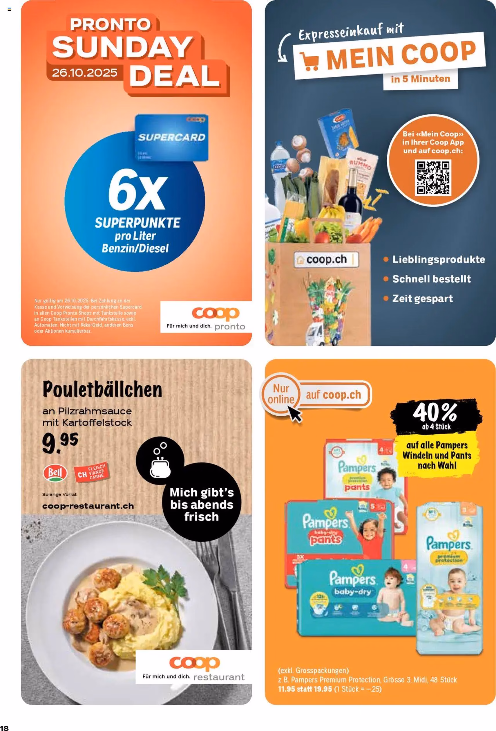 Coop Aktionen - Gültiger Prospekt ab 23.10.2025, Seite 18 von insgesamt 28 Coop Aktionen - Gültiger Prospekt ab 23.10.2025, Seite 18 von insgesamt 28