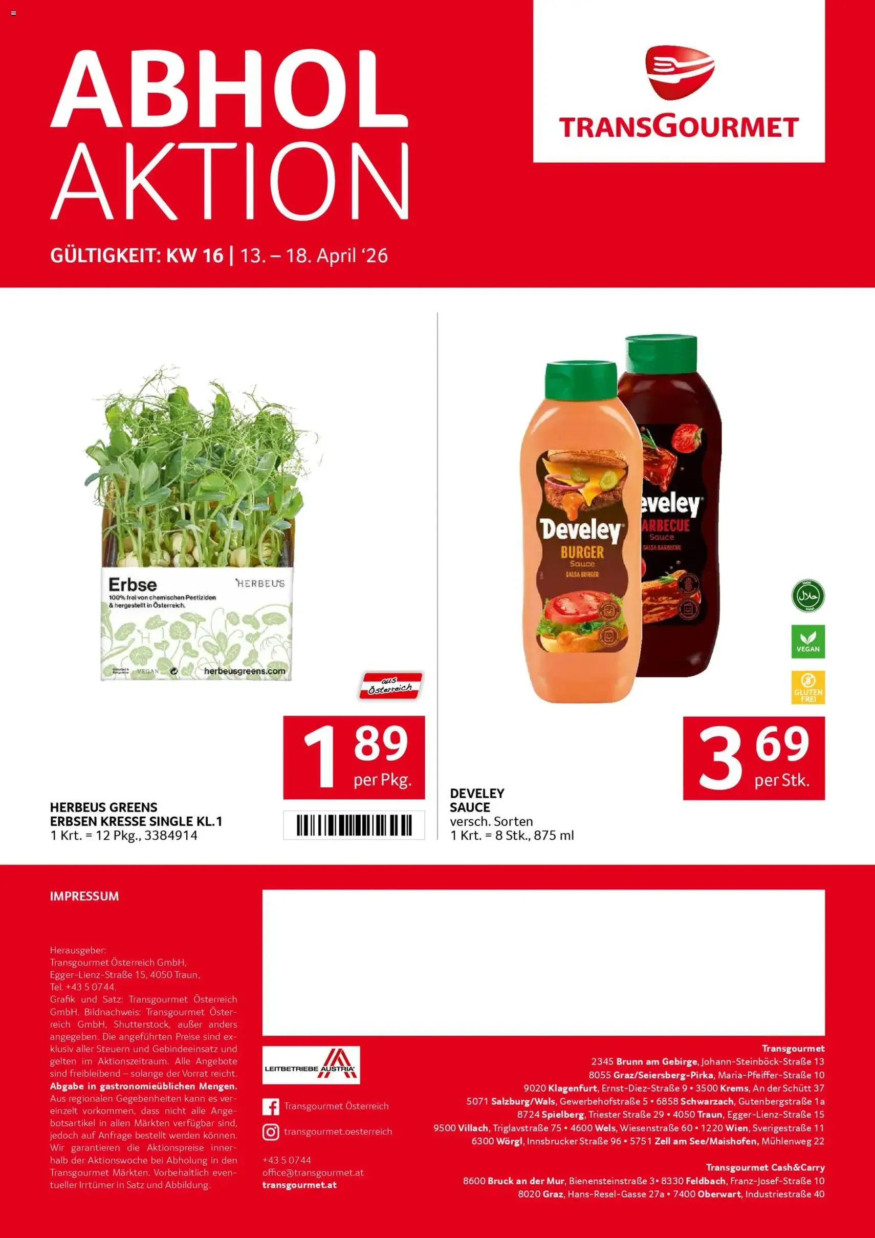 Transgourmet Flugblatt - Gültiger Prospekt ab 13.04.2026, Seite 28 von insgesamt 28