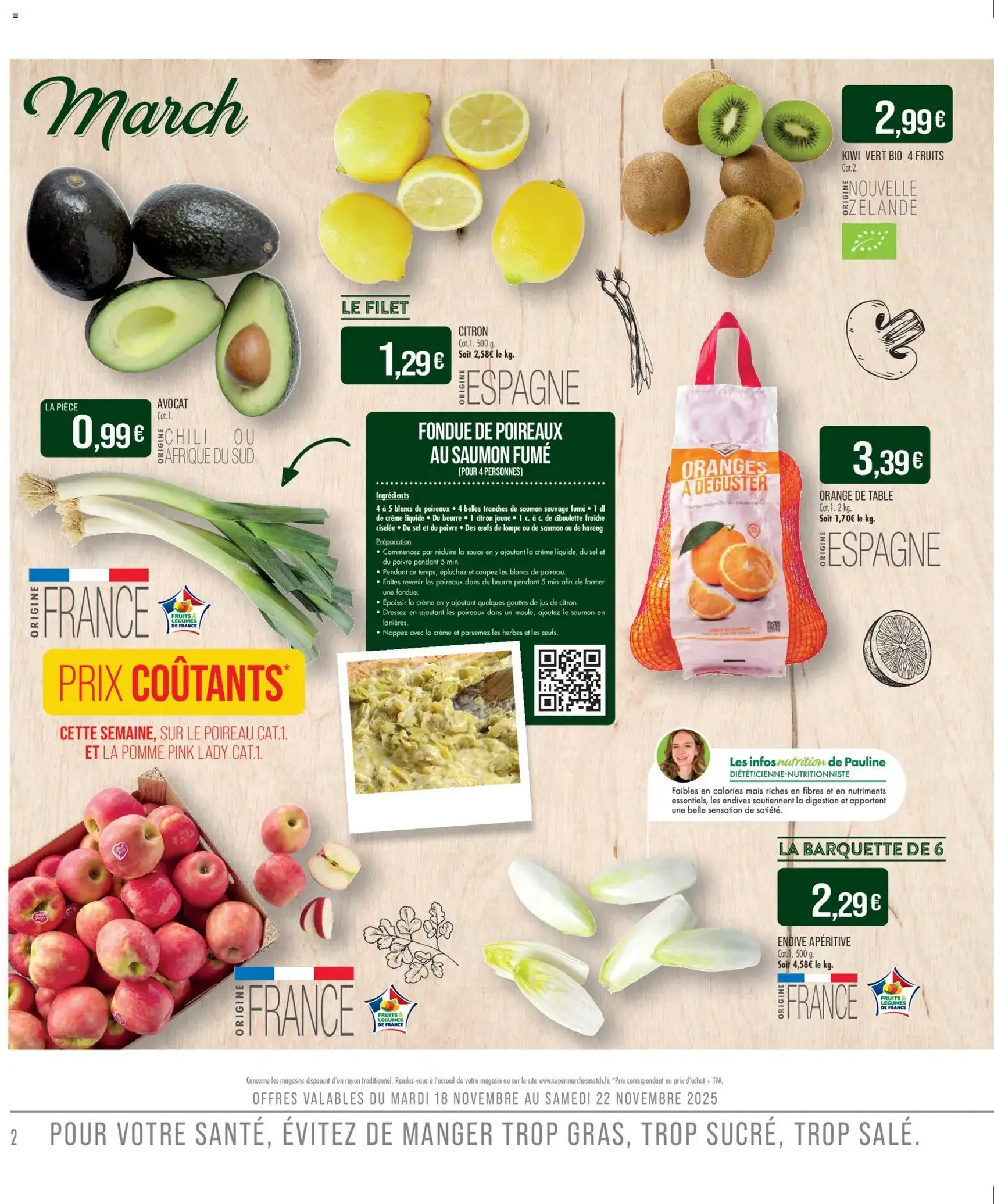 Match Supermarché catalogue - brochure valable à partir du 18/11/2025, page 2 sur 20