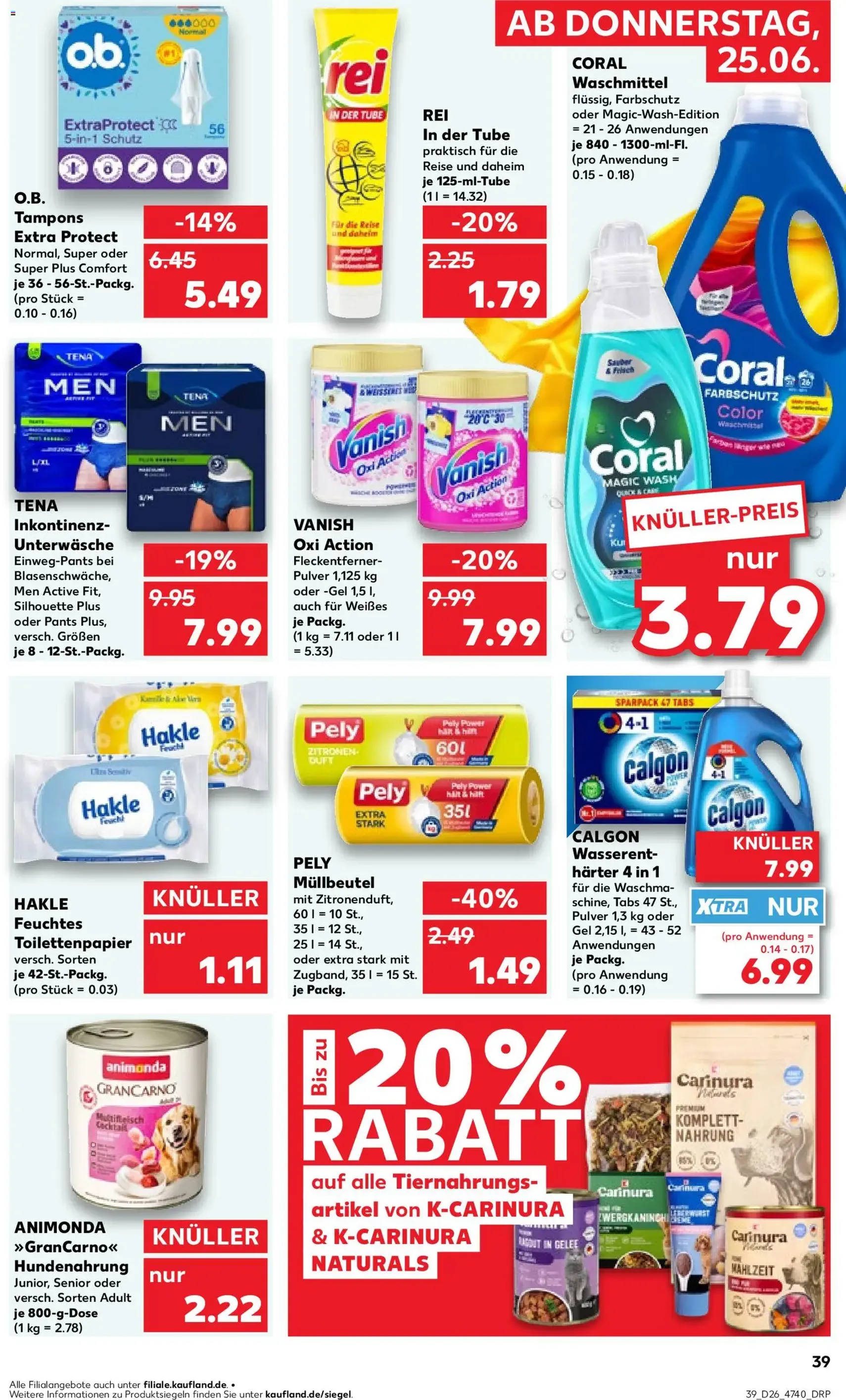 Kaufland DE - DE Folder - geldige folder vanaf 25-06-2026 pagina 39 van 58