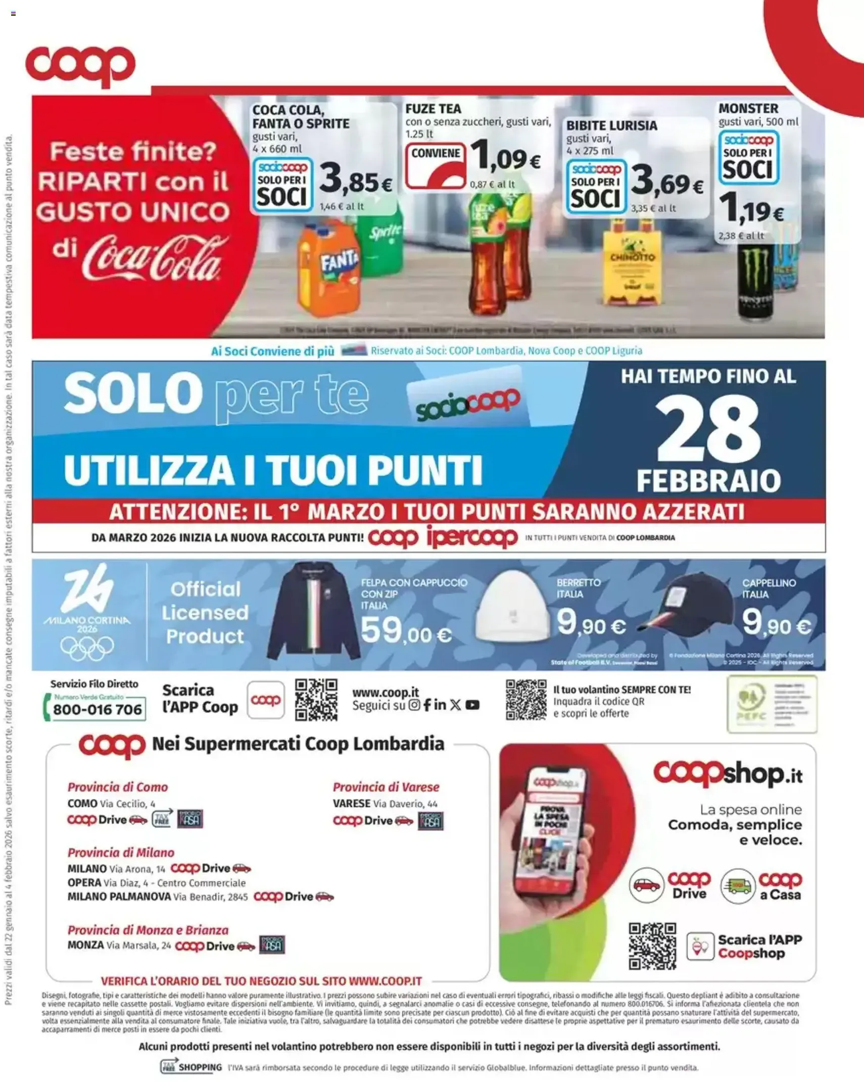 Volantino COOP - volantino valido dal 22/01/2026 pagina 31 di 31
