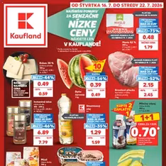 Kaufland leták - náhľad letáku platný od 16.07.2026