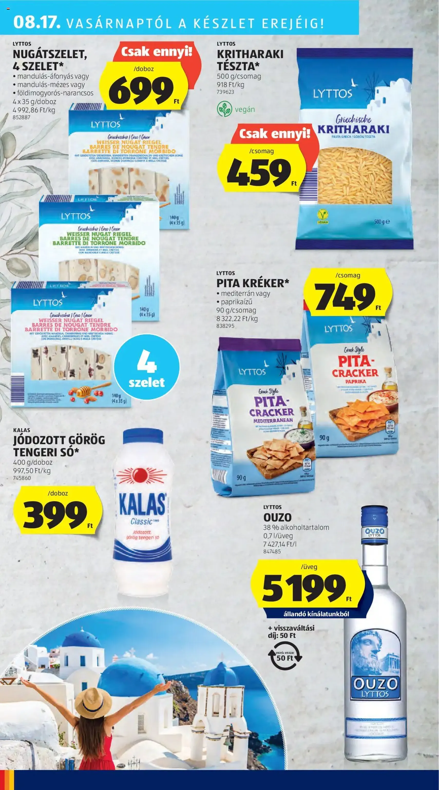 Aldi Akciós újság - 2025.08.14. érvényes szórólap 40 oldal 52 oldalból Aldi Akciós újság - 2025.08.14. érvényes szórólap 40 oldal 52 oldalból