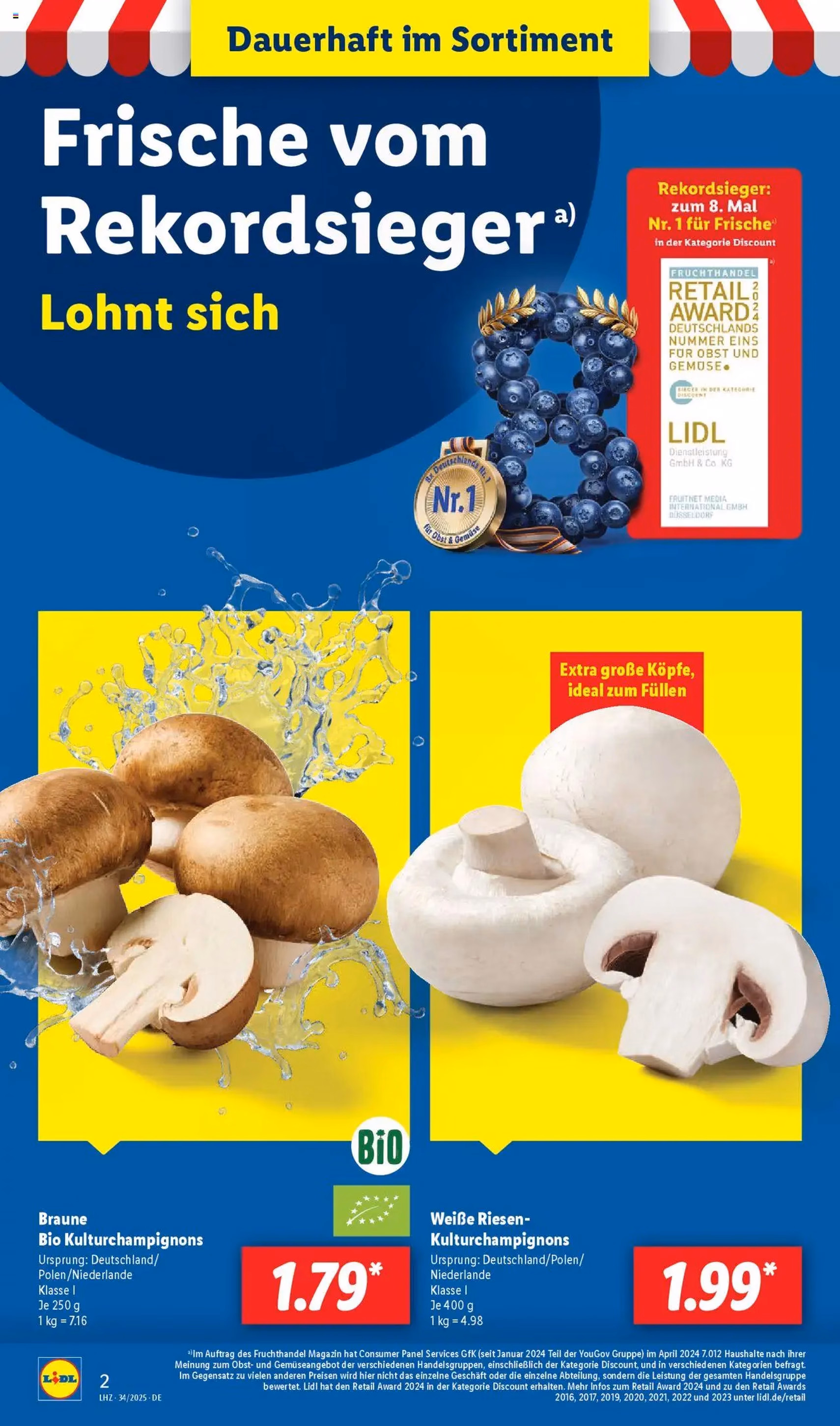 Lidl Prospekt - Gültiger Prospekt ab 18.08.2025, Seite 2 von insgesamt 69