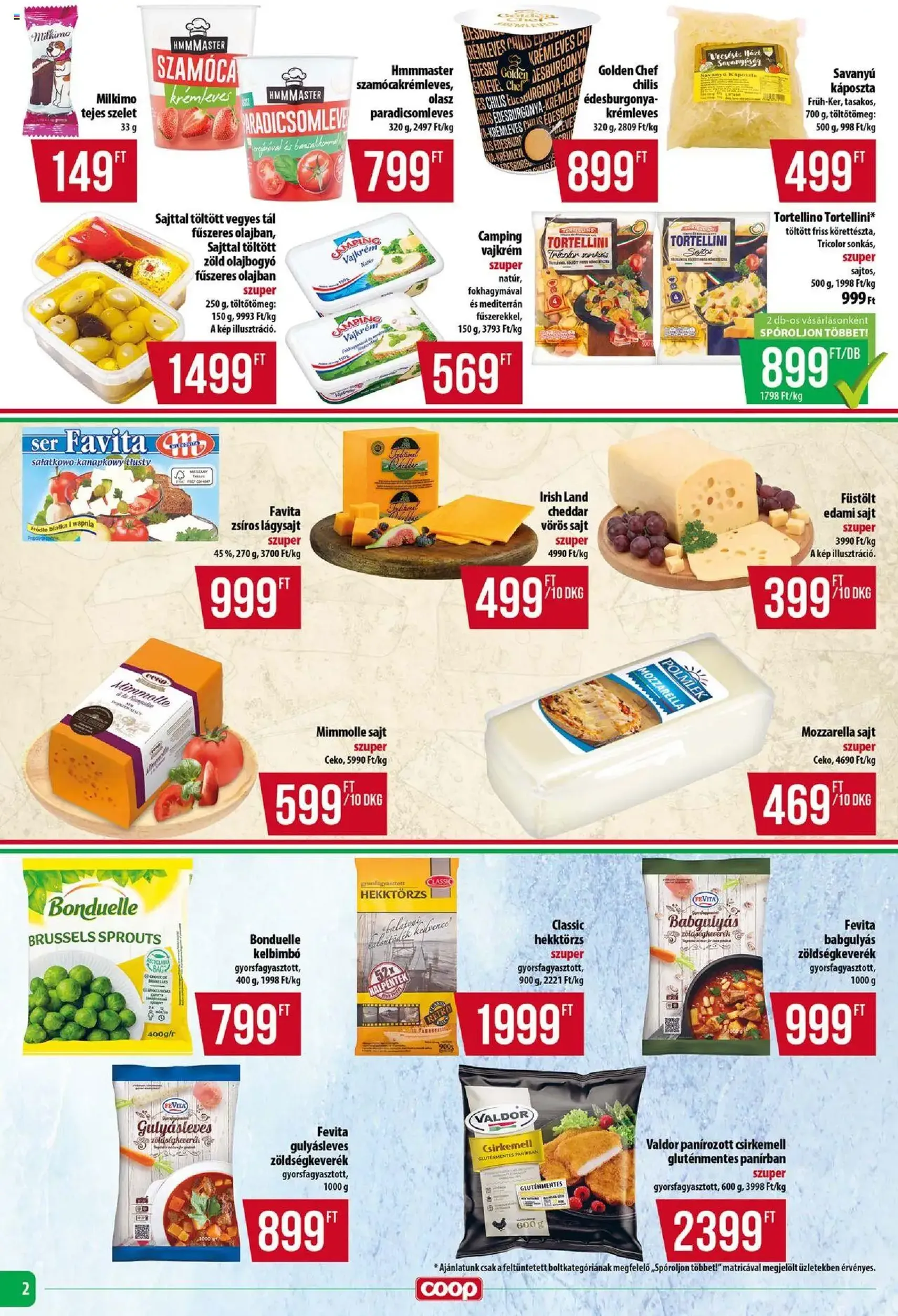 COOP Szolnok Akciós újság - 2025.09.25. érvényes szórólap 2 oldal 8 oldalból