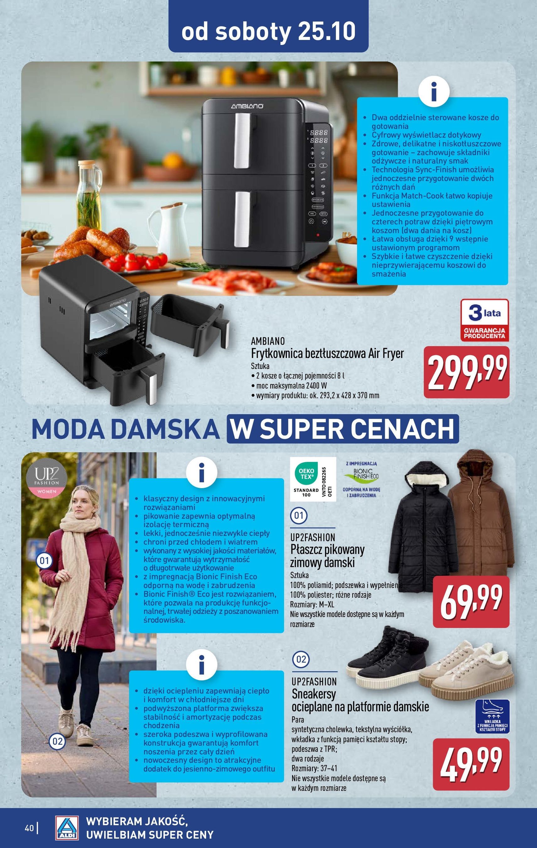 Aldi Gazetka - ważny gazetka od 20.10.2025 strona 40 z 41 Aldi Gazetka - ważny gazetka od 20.10.2025 strona 40 z 41