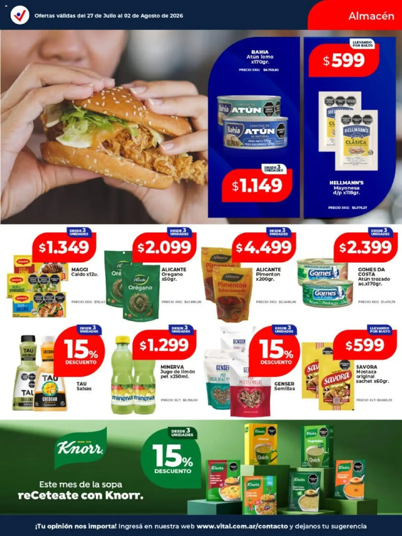 Vital - Ofertas - folleto válido desde 27/07/2026 página 15 de 21