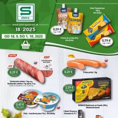Sintra leták - náhľad letáku platný od 18.09.2025