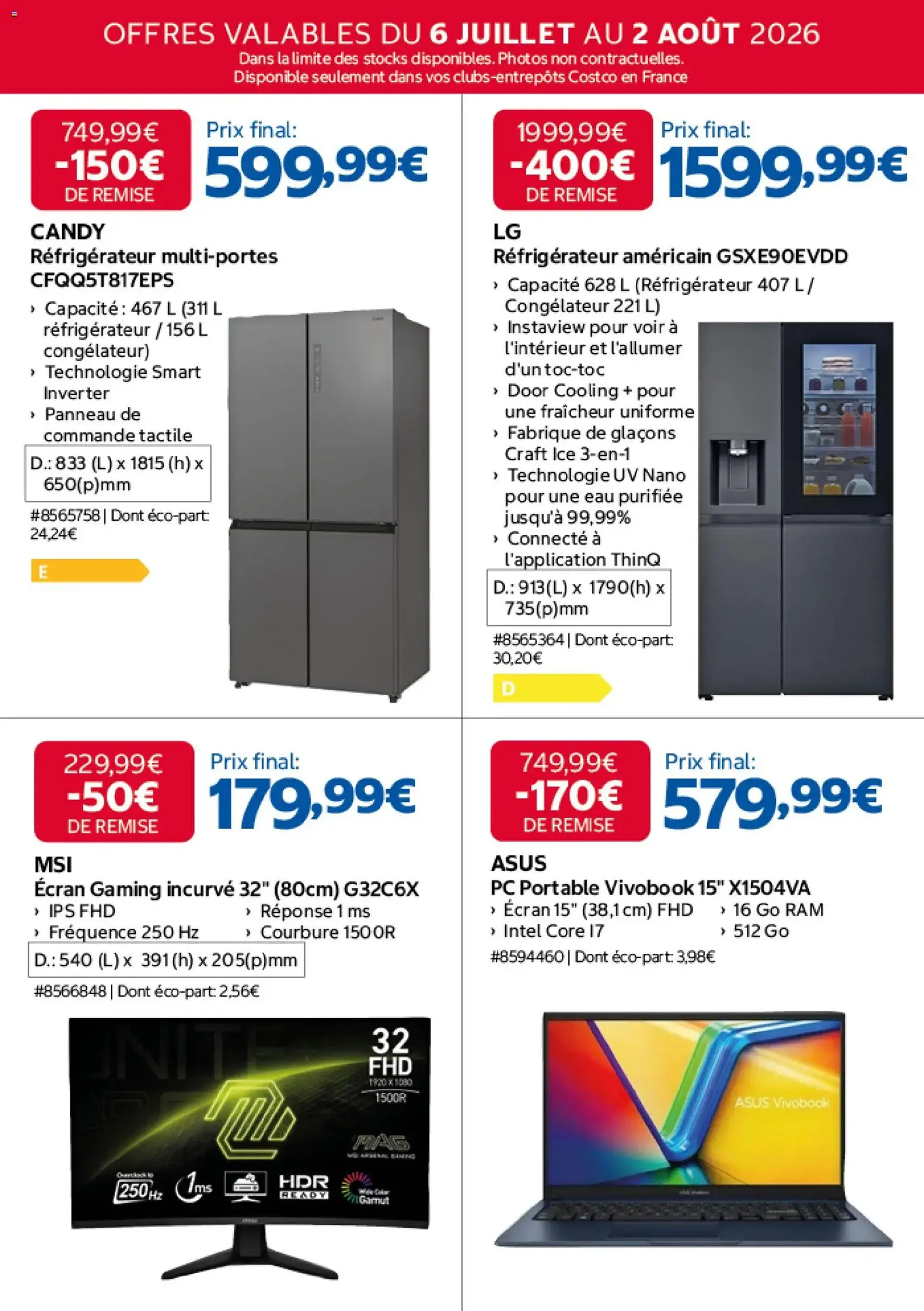 Costco catalogue - brochure valable à partir du 06/07/2026, page 2 sur 16