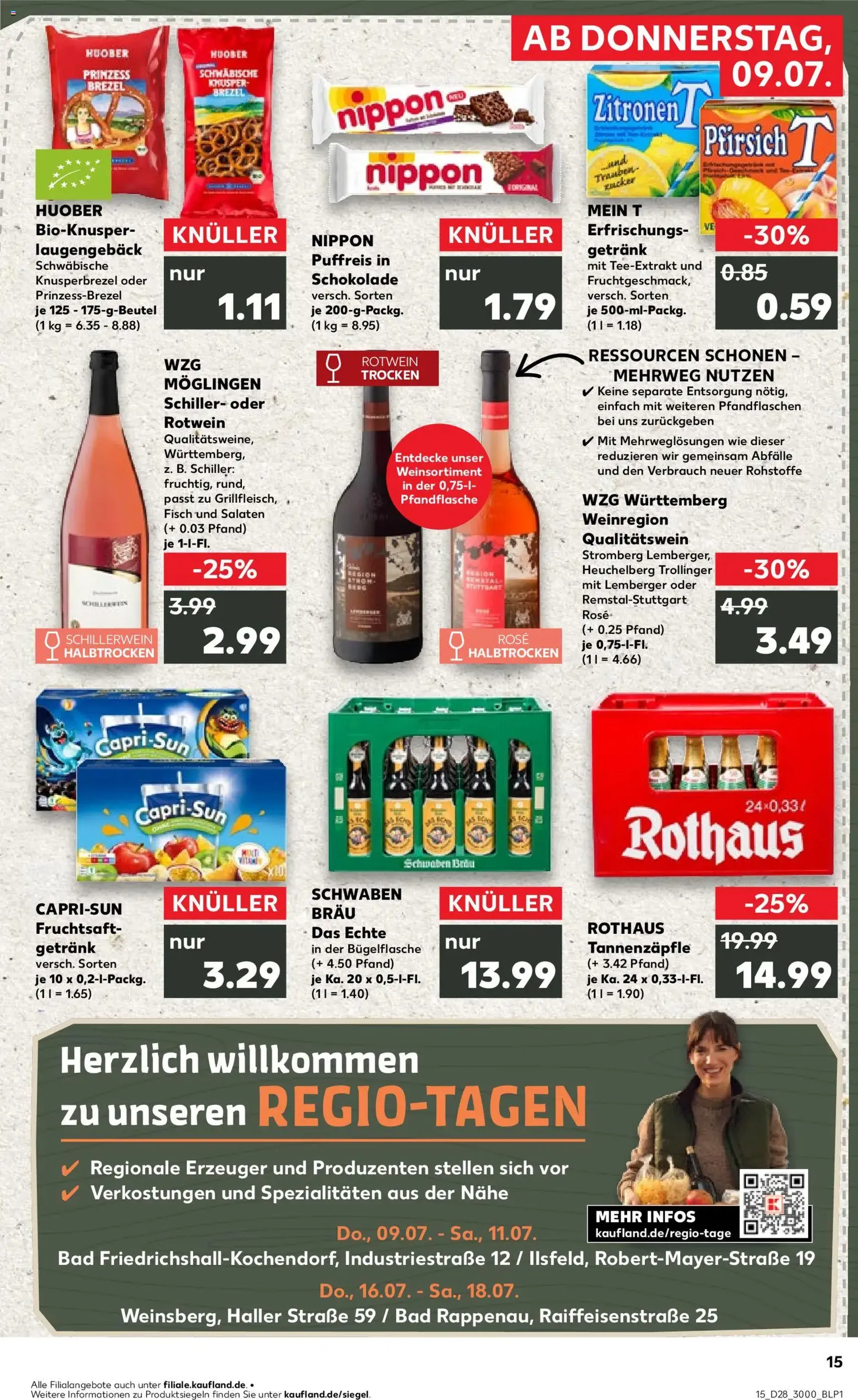 Kaufland DE -DE Folder - geldige folder vanaf 09-07-2026 pagina 15 van 52