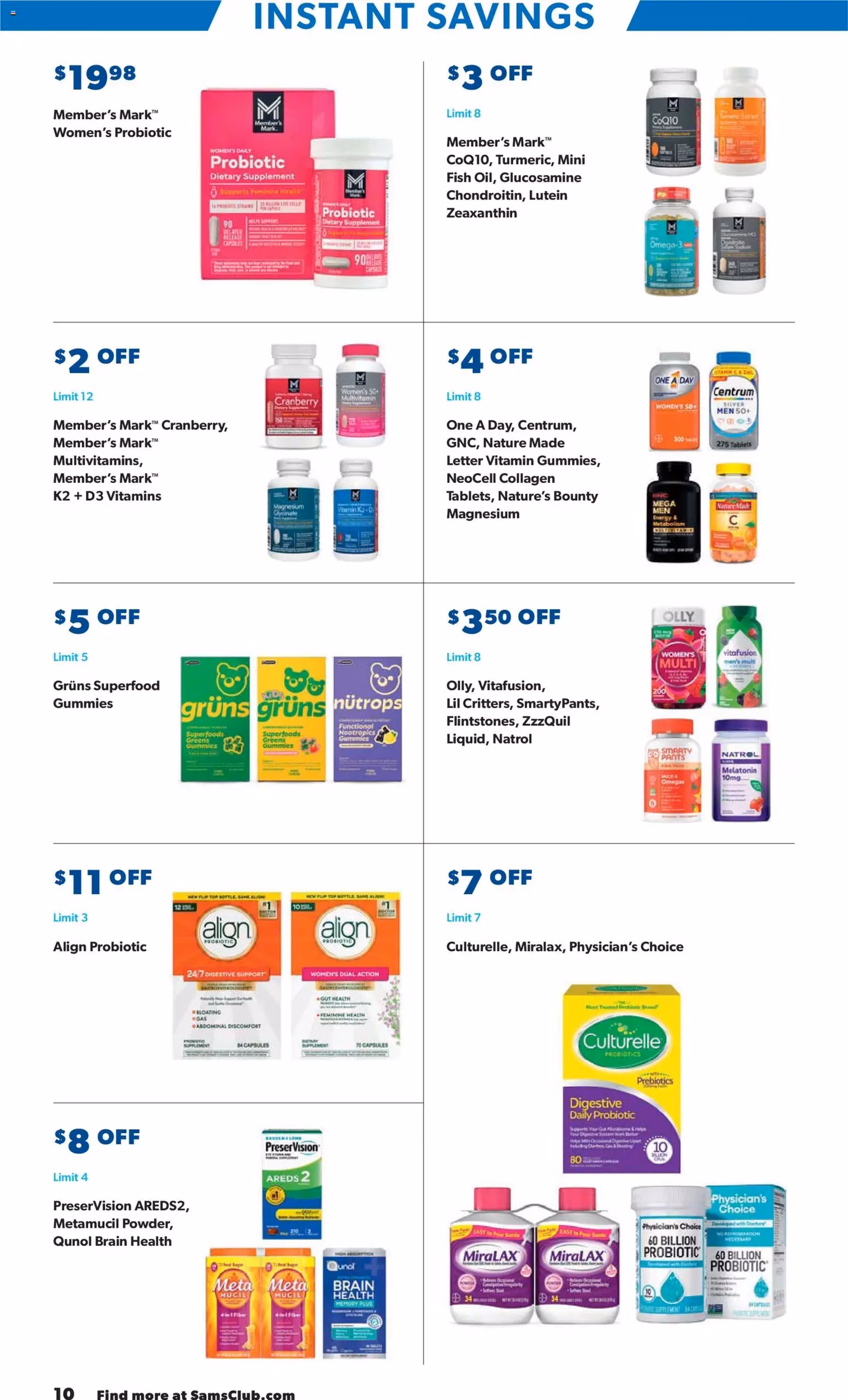 Sam's Club Instant Savings Book January - valid flyer from 01/02/2026, page 10 of 44