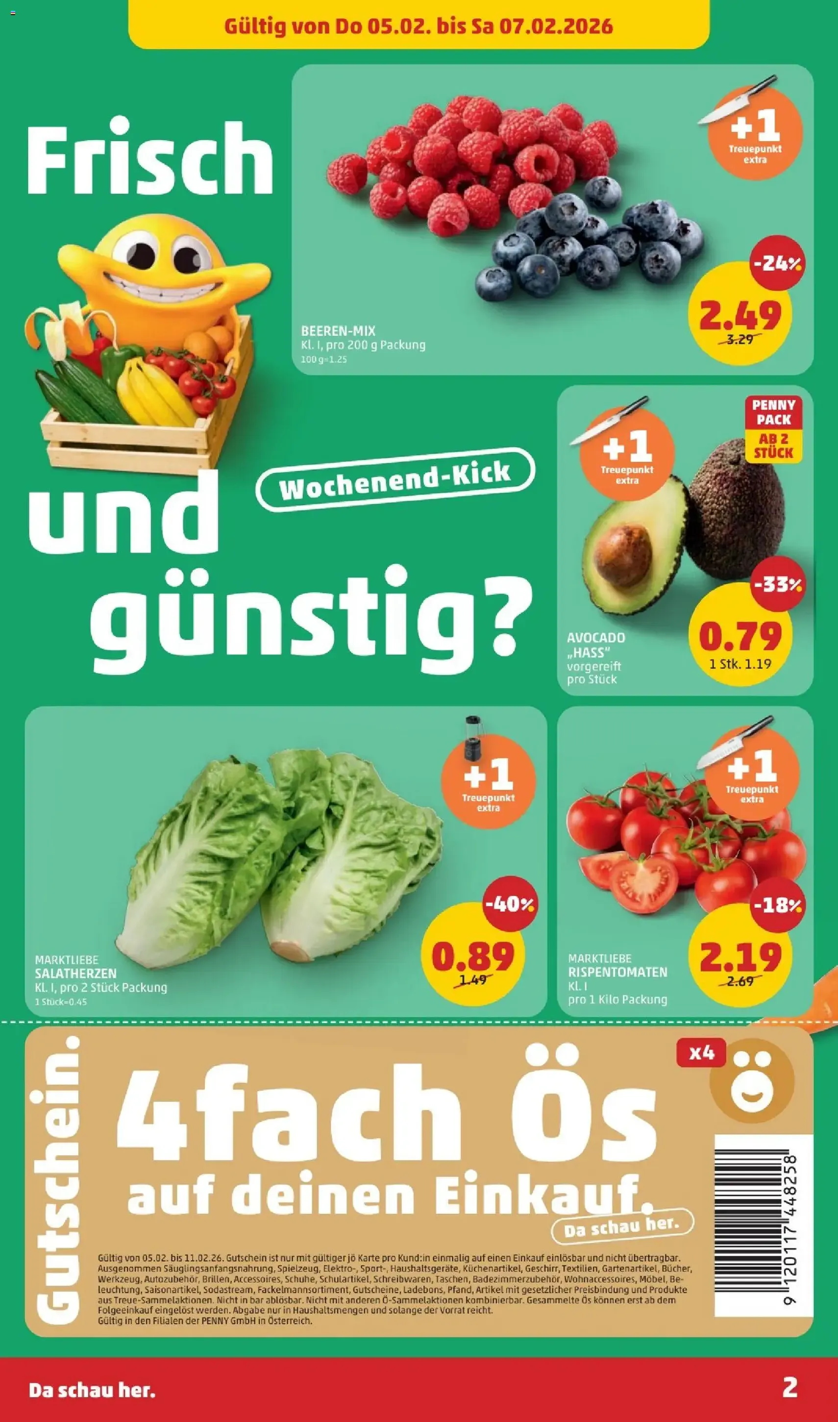 Penny Markt Flugblatt - Gültiger Prospekt ab 05.02.2026, Seite 2 von insgesamt 32