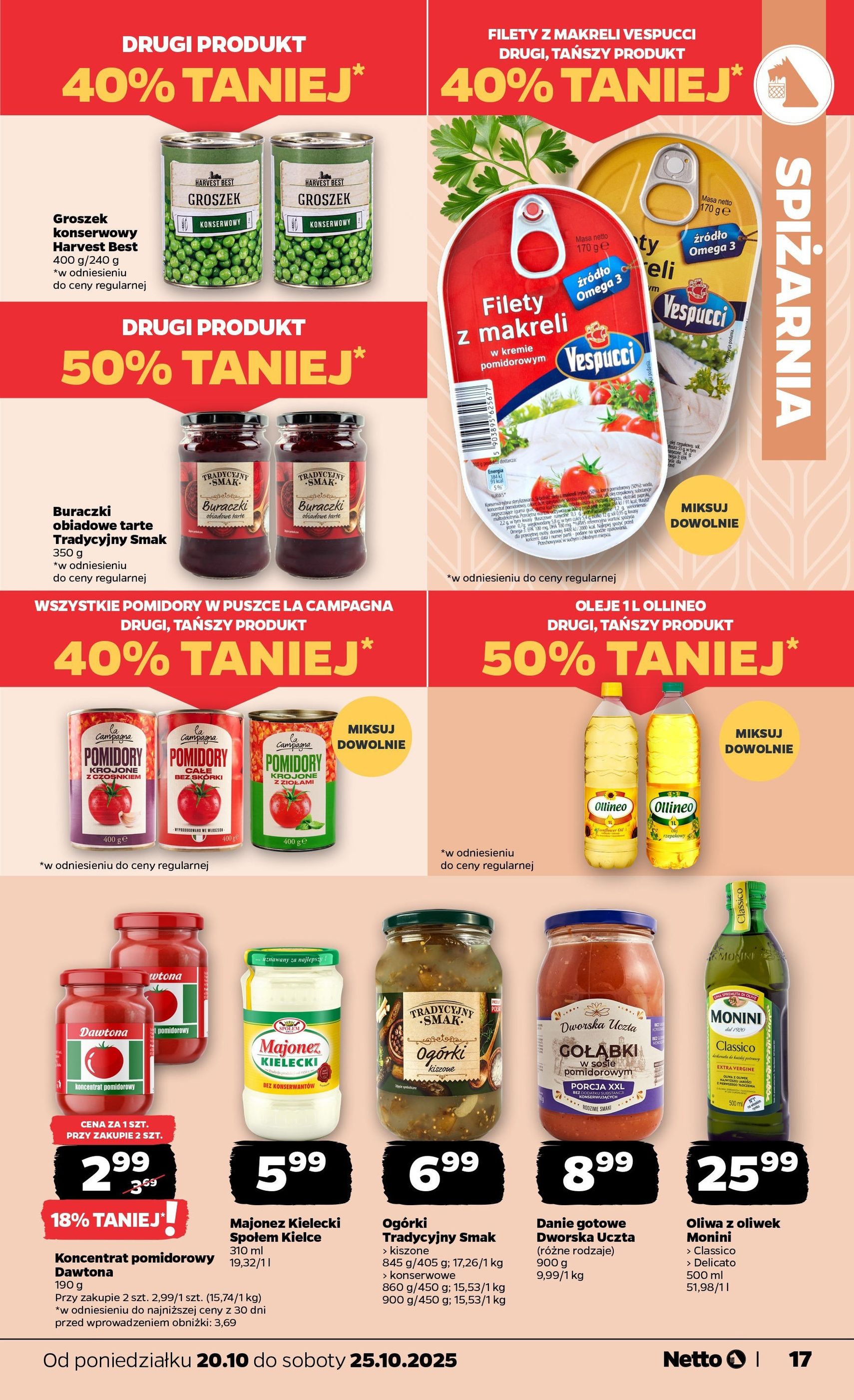 Netto gazetka - Spożywcza - ważny gazetka od 20.10.2025 strona 17 z 34 Netto gazetka - Spożywcza - ważny gazetka od 20.10.2025 strona 17 z 34