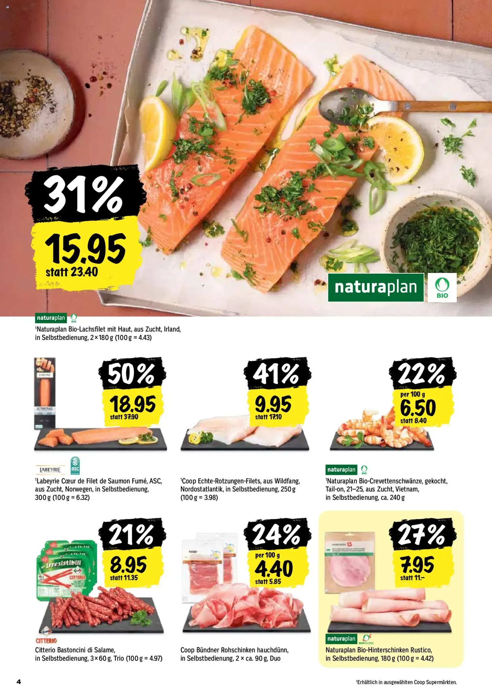 Coop aktionen - Gültiger Prospekt ab 03.09.2026, Seite 4 von insgesamt 28
