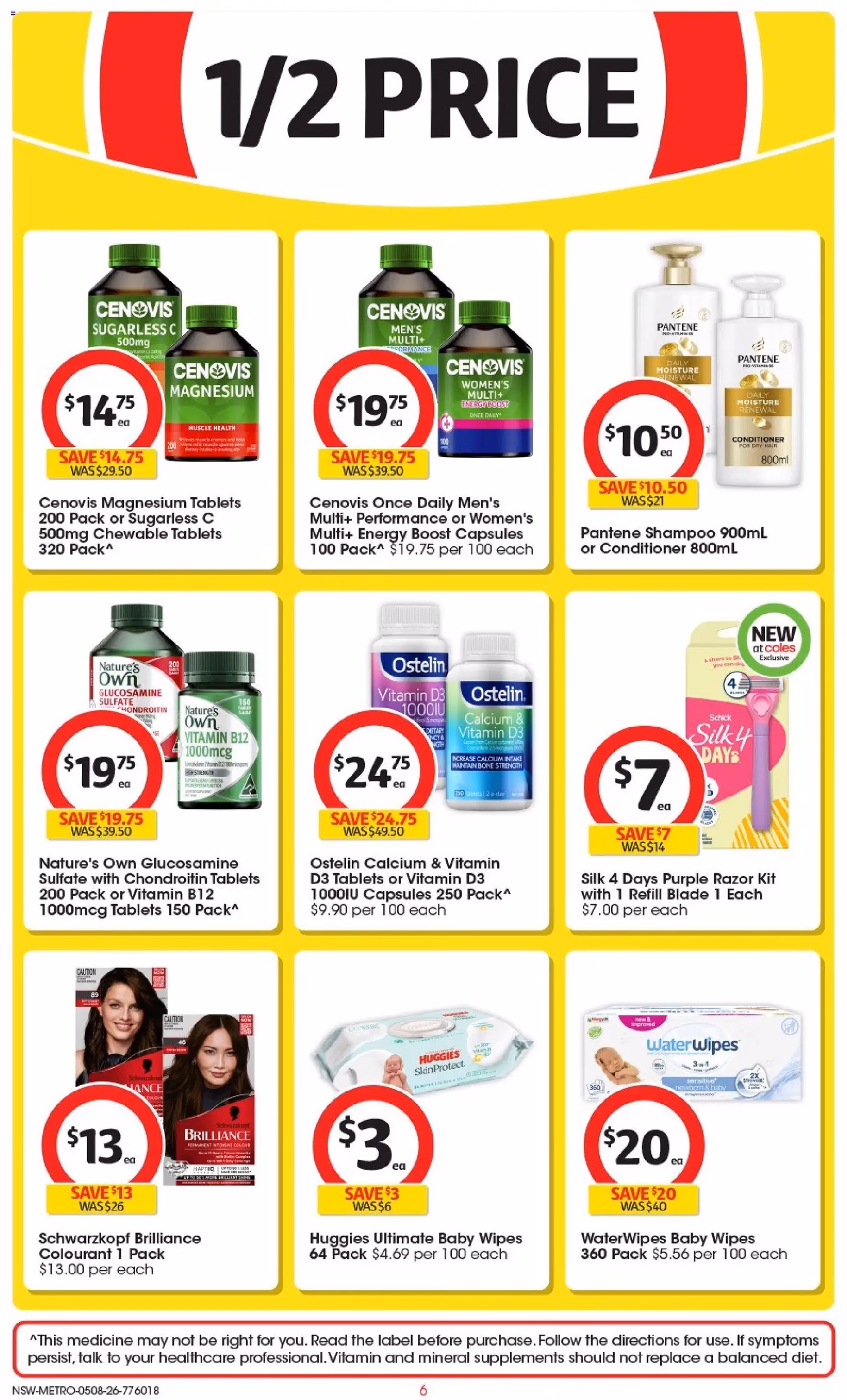 Coles catalogue - valid flyer from 04/08/2026, page 6 of 52