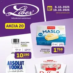 Libex leták - náhľad letáku platný od 06.10.2025