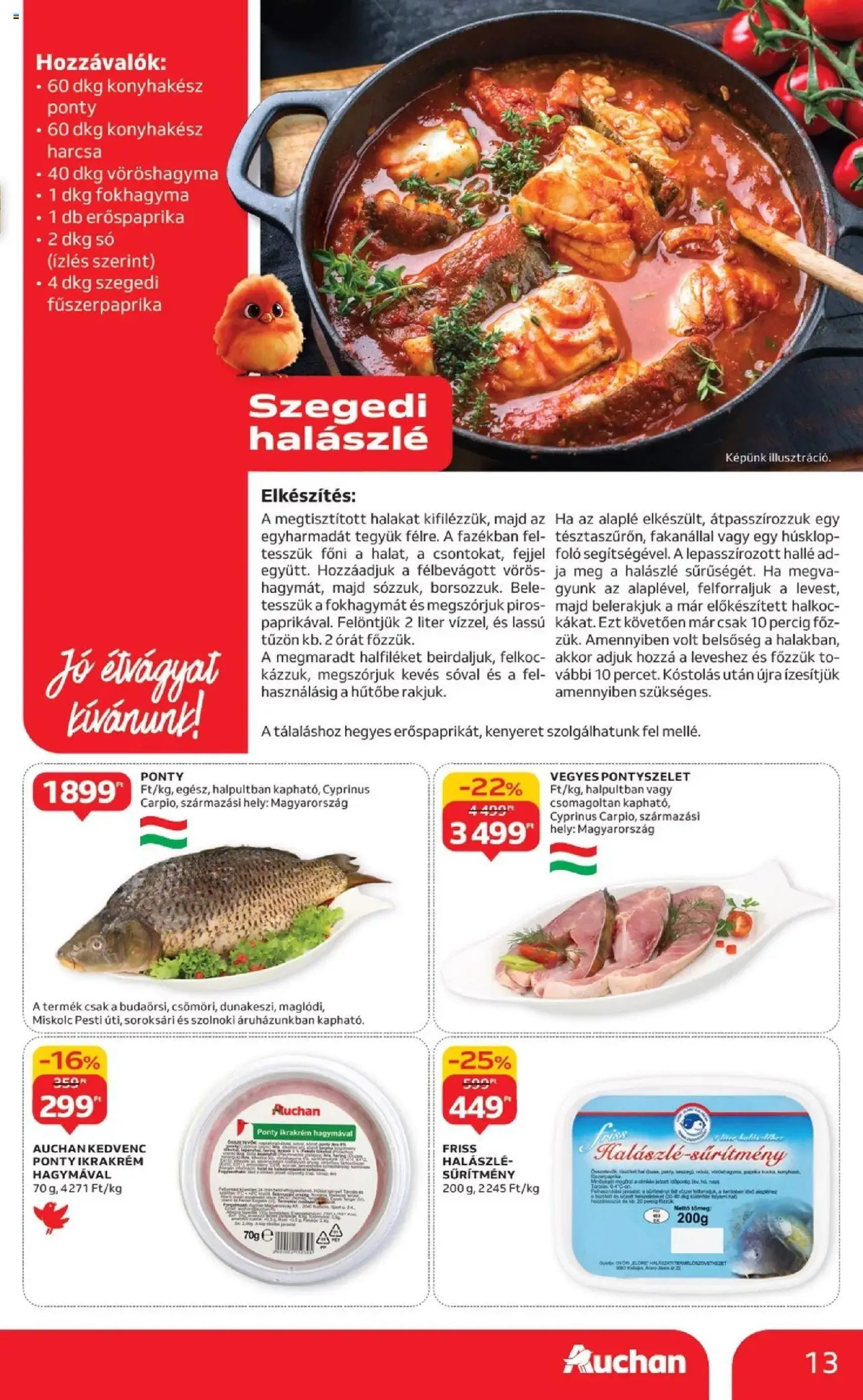 Auchan Akciós újság - 2025.09.04. érvényes szórólap 13 oldal 52 oldalból Auchan Akciós újság - 2025.09.04. érvényes szórólap 13 oldal 52 oldalból