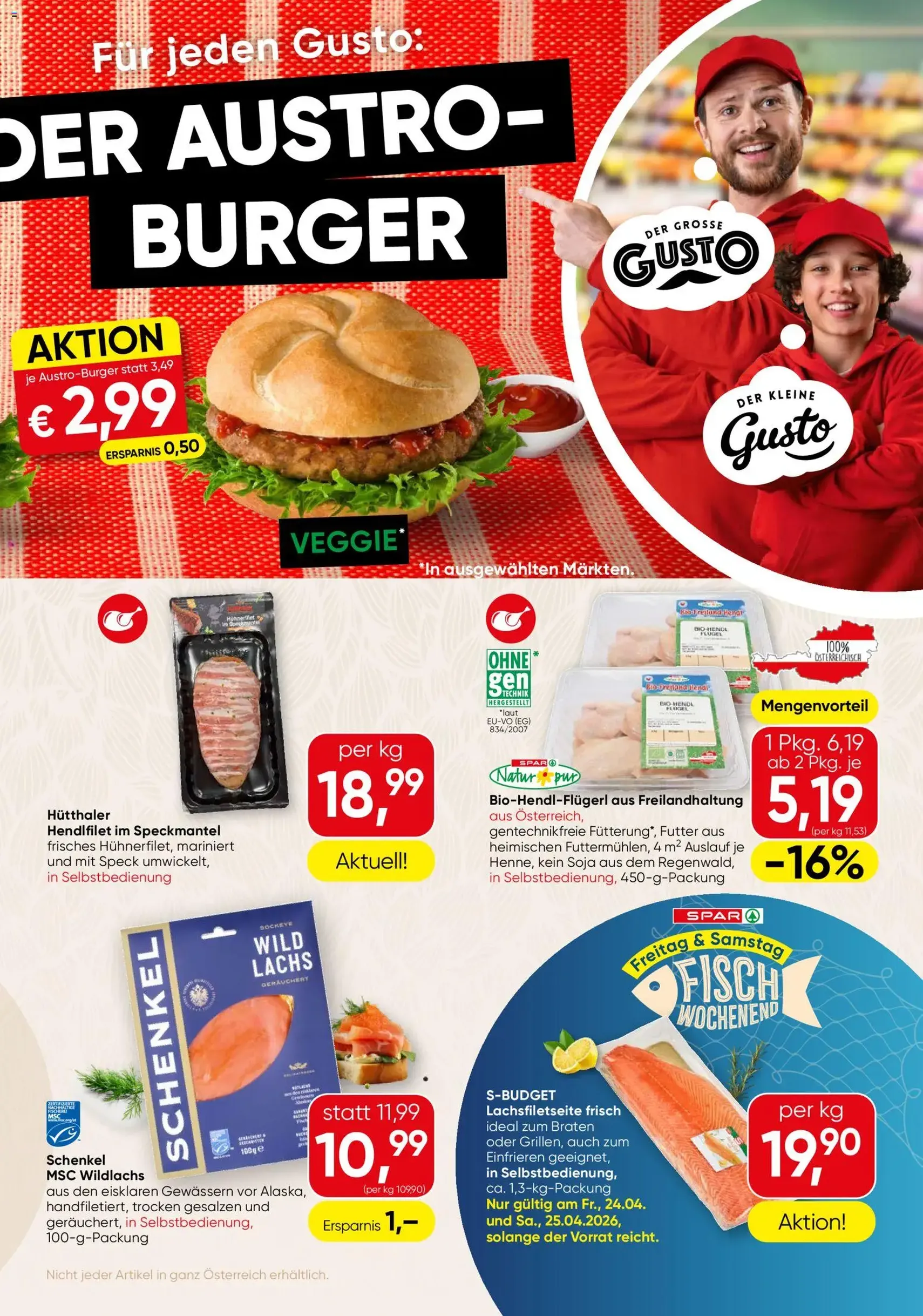 SPAR Gourmet Flugblatt - Gültiger Prospekt ab 23.04.2026, Seite 5 von insgesamt 12