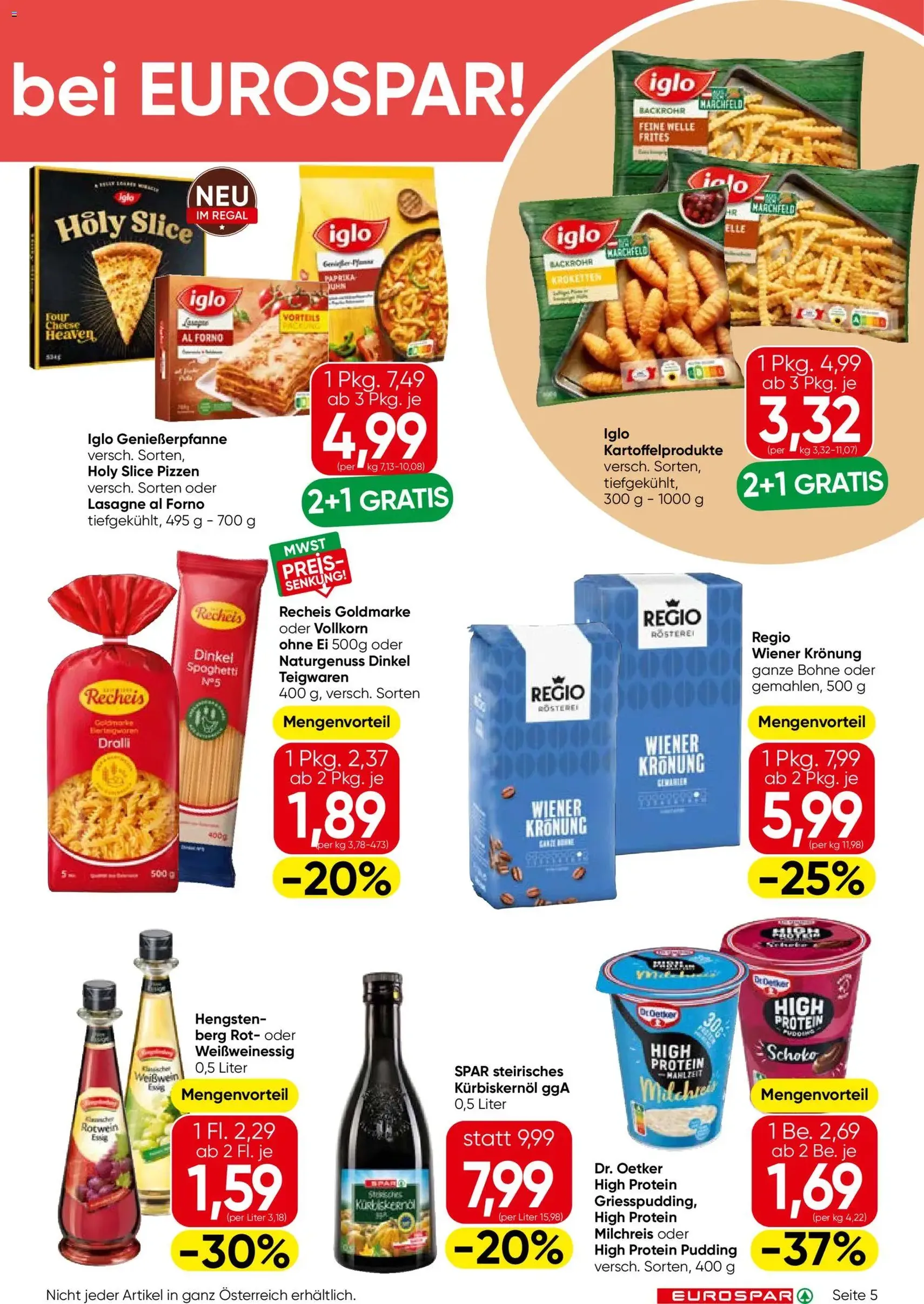 Eurospar Flugblatt - Gültiger Prospekt ab 16.07.2026, Seite 5 von insgesamt 16