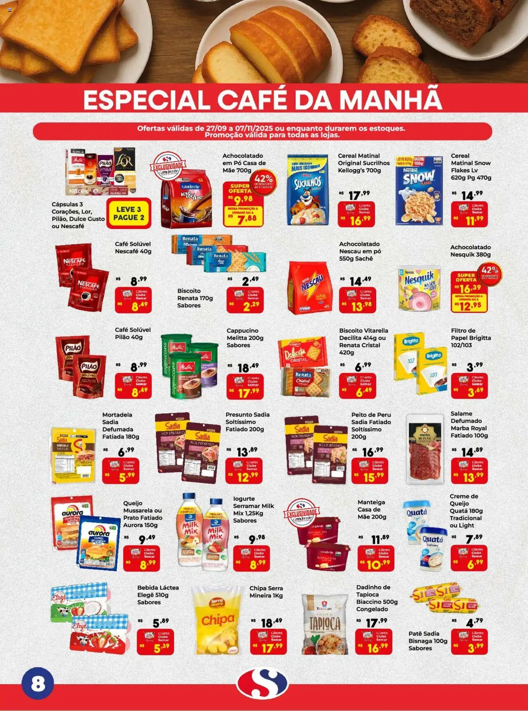 Semar Supermercado - Ofertas do Mês - folheto válido a partir de 27/09/2025 página 8 de 24 Semar Supermercado - Ofertas do Mês - folheto válido a partir de 27/09/2025 página 8 de 24