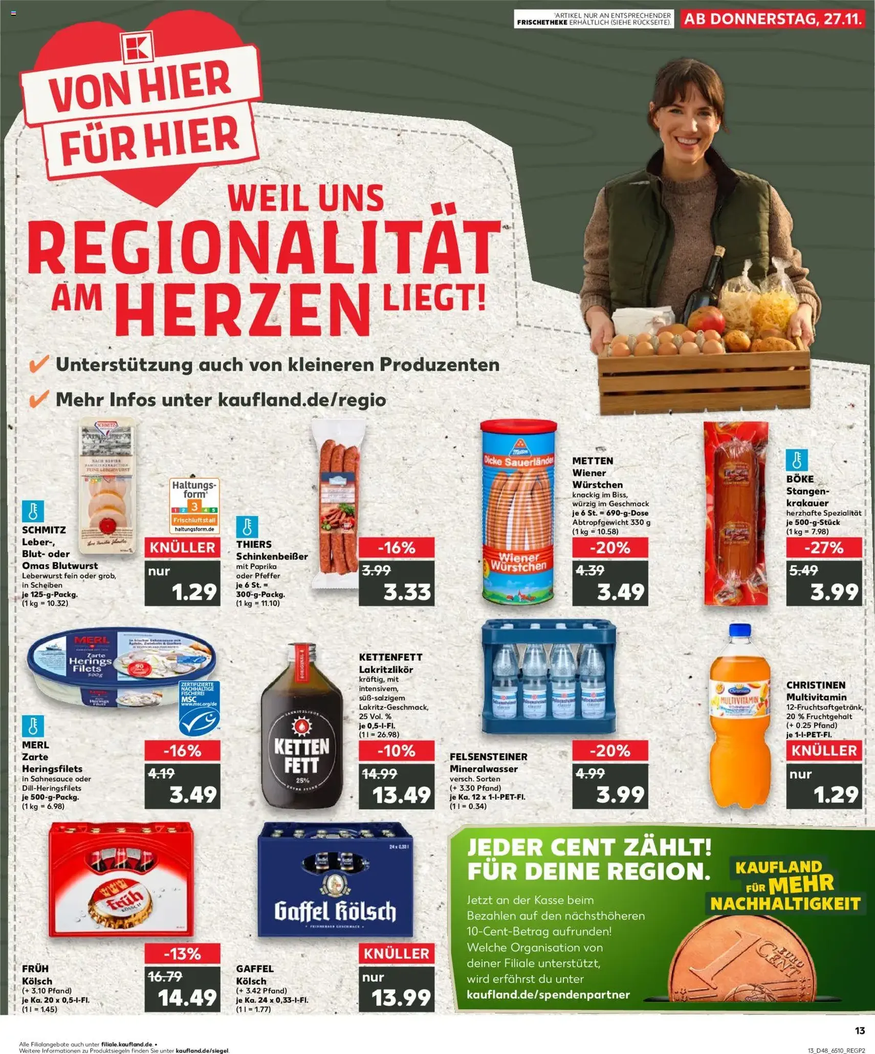 Kaufland DE - DE Folder Köln - geldige folder vanaf 27-11-2025 pagina 13 van 36