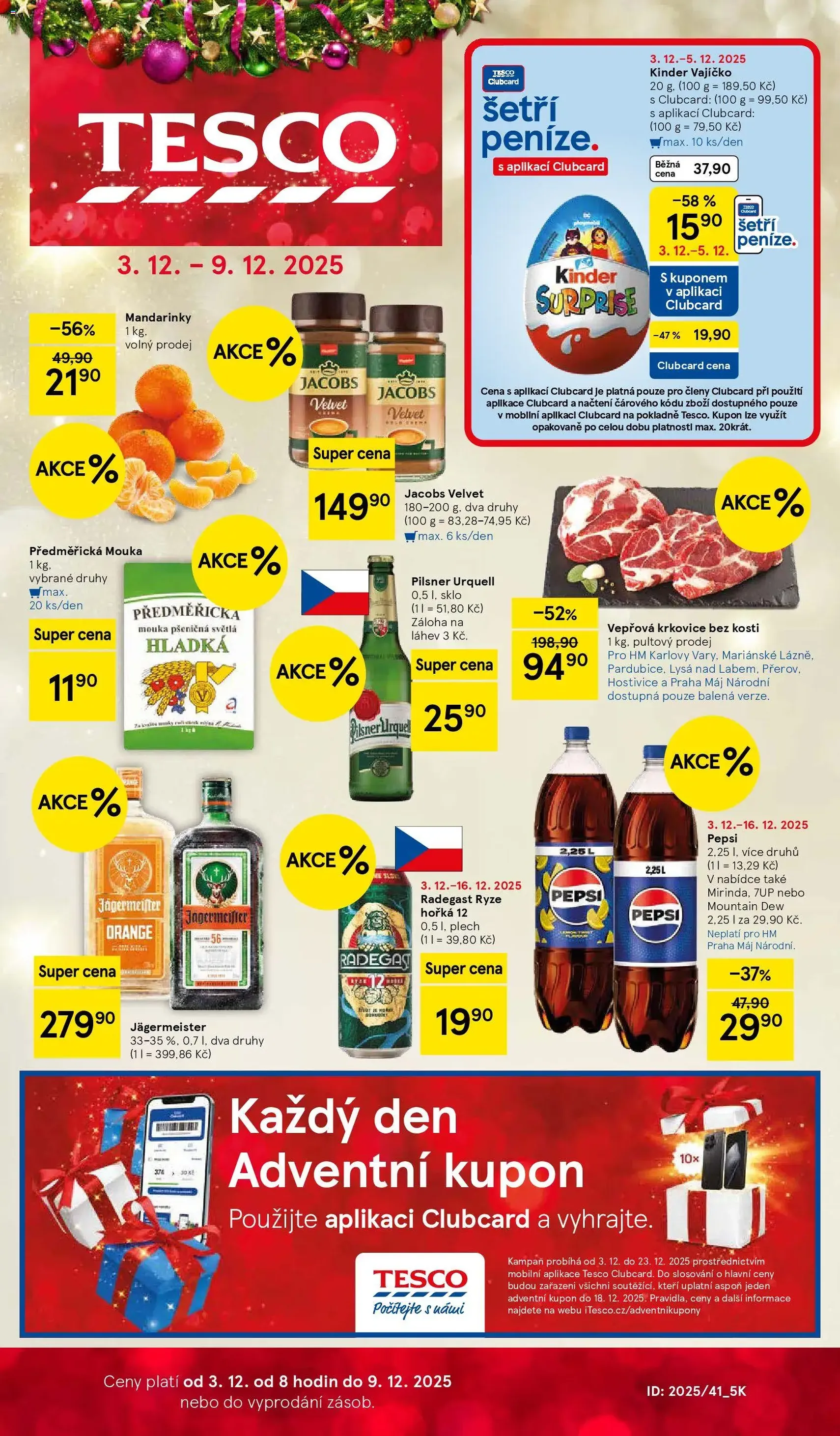 Tesco leták - Hypermarket - platný leták od 03.12.2025 strana 1 z 44