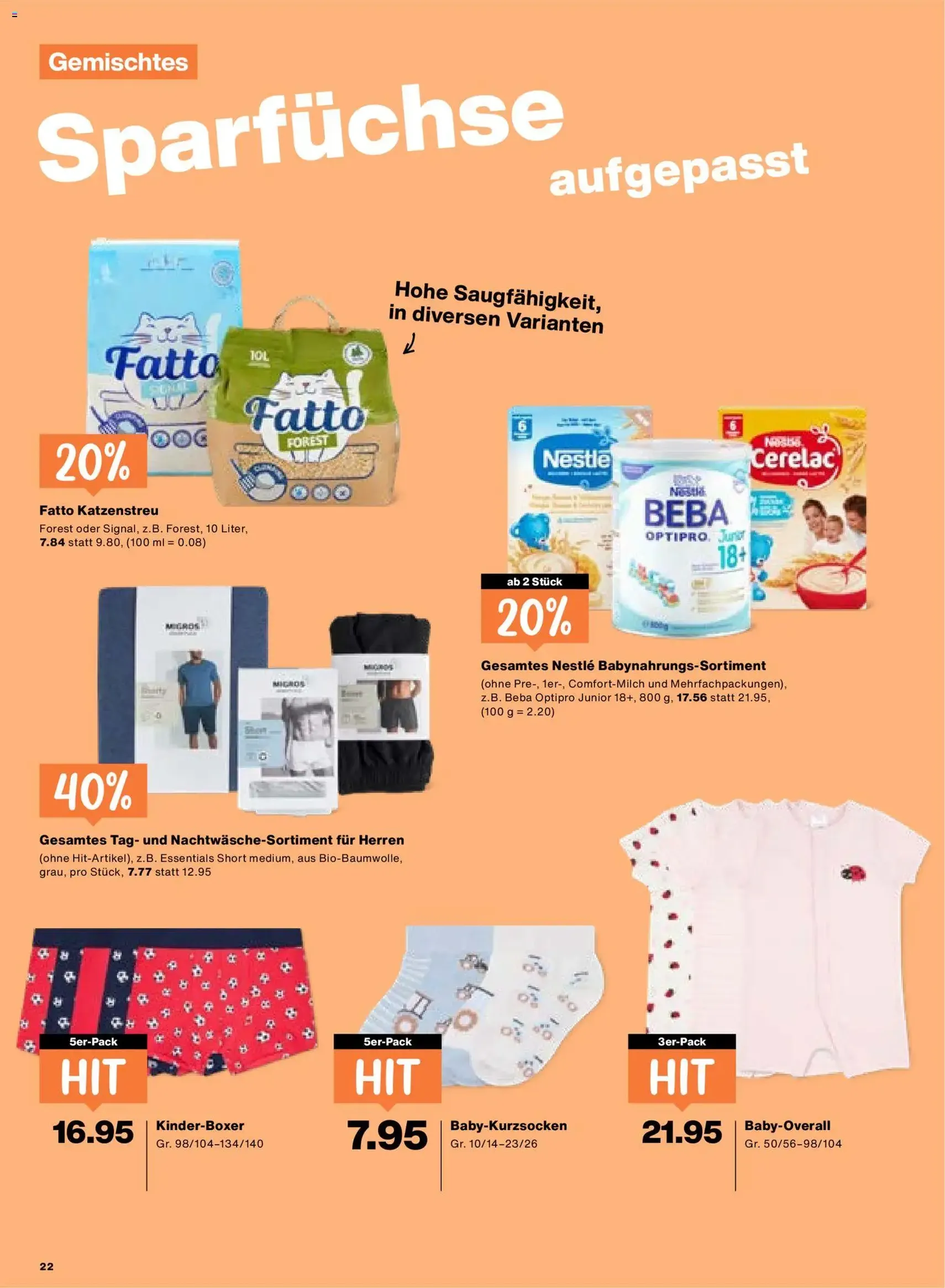 Migros aktionen - Gültiger Prospekt ab 30.04.2026, Seite 22 von insgesamt 24