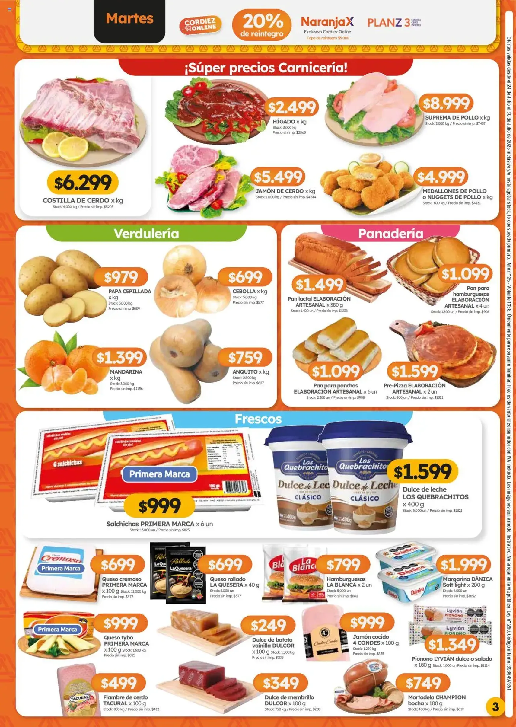 Cordiez ofertas - folleto válido desde 24/07/2025 página 3 de 8