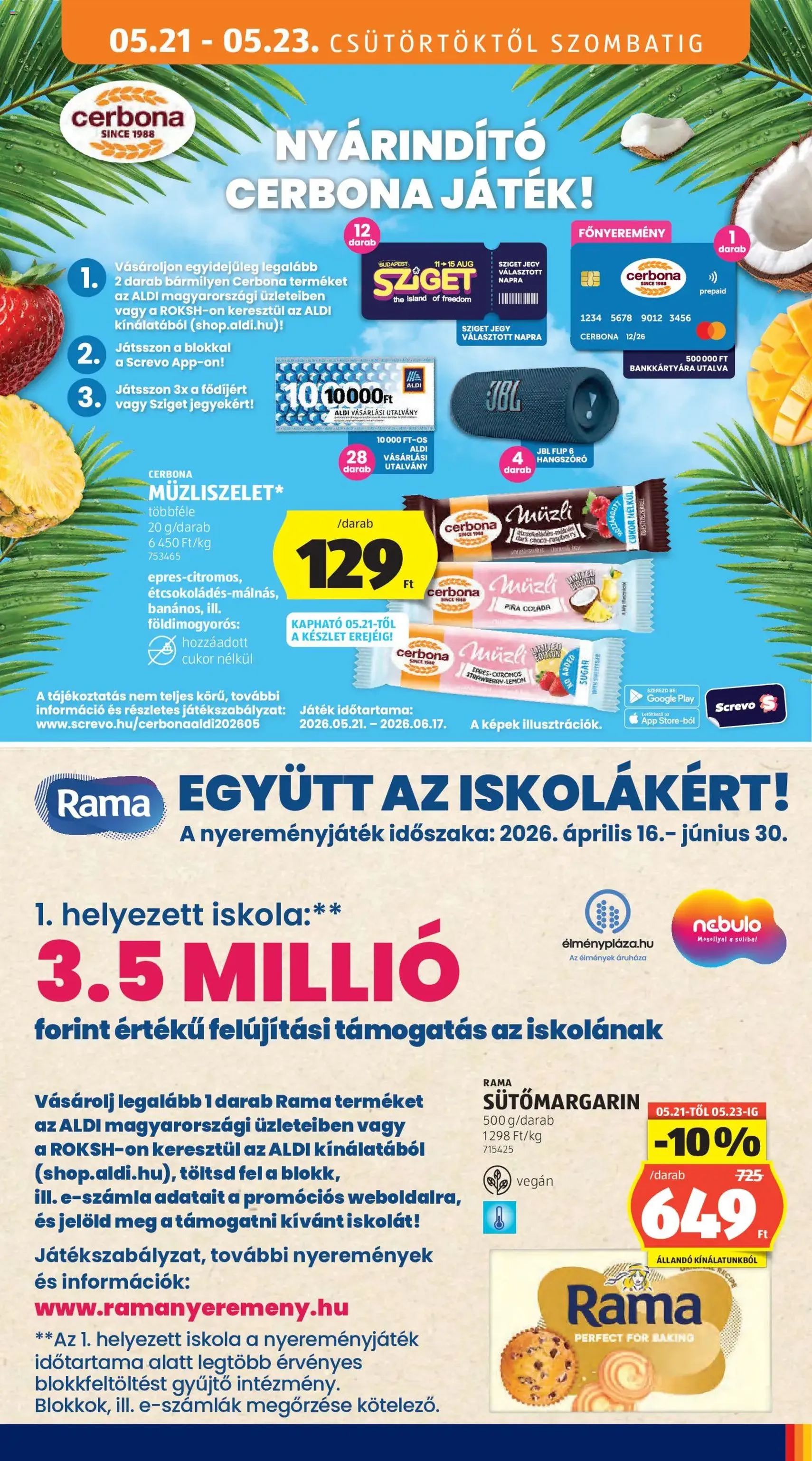 Aldi akciós újság - 2026.05.21. érvényes szórólap 19 oldal 65 oldalból