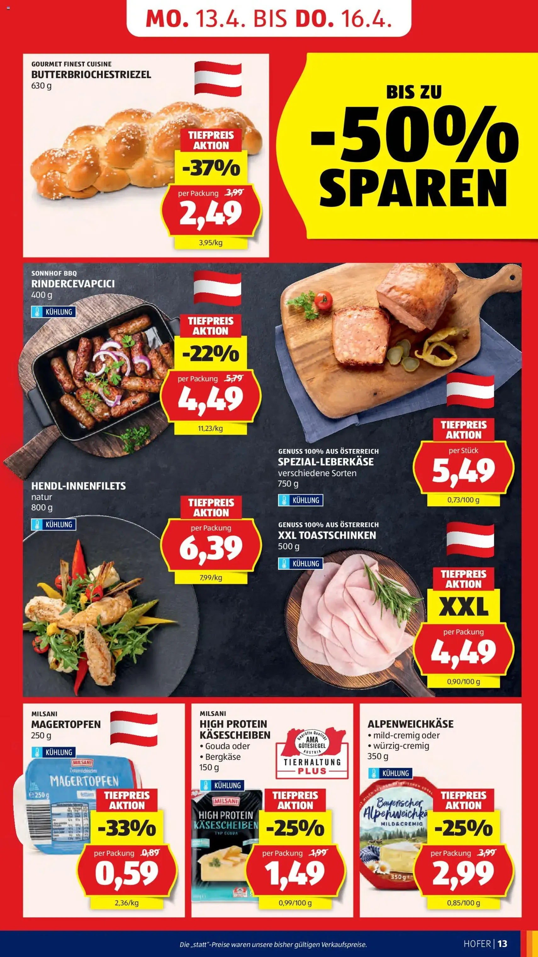 Hofer Flugblatt - Gültiger Prospekt ab 08.04.2026, Seite 15 von insgesamt 37