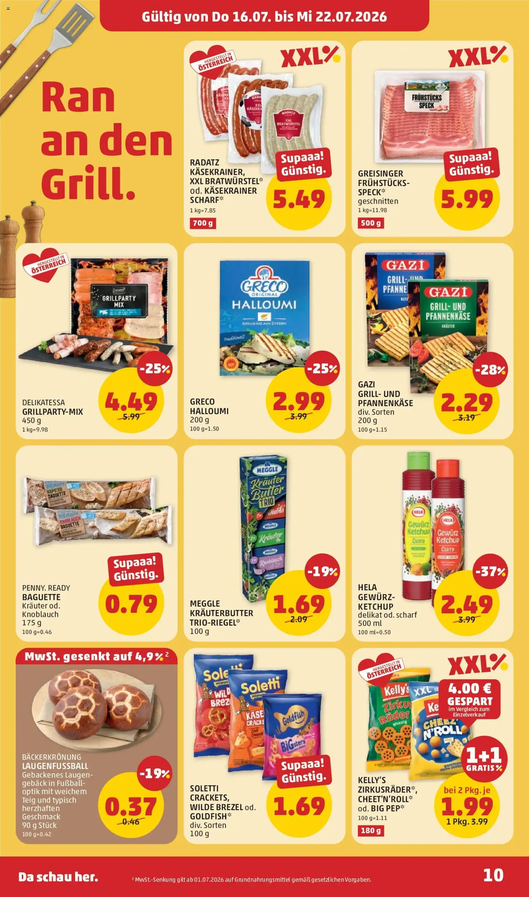 Penny Markt Flugblatt - Gültiger Prospekt ab 16.07.2026, Seite 10 von insgesamt 28