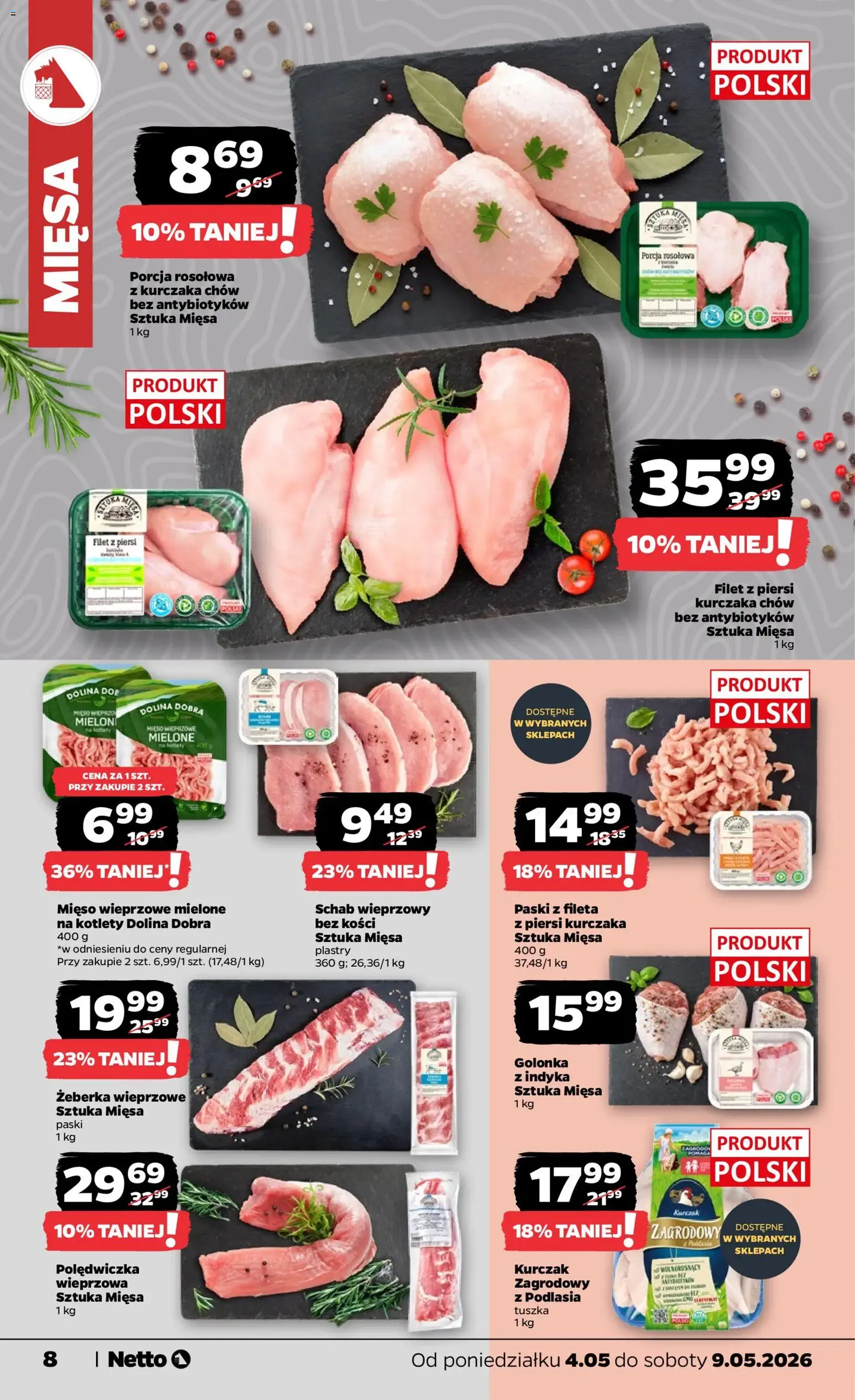Netto gazetka od poniedziałku spożywcza - ważny gazetka od 04.05.2026 strona 8 z 31