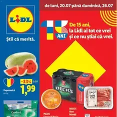 Lidl Catalog - previzualizare cataloage valabilă începând cu 20.07.2026