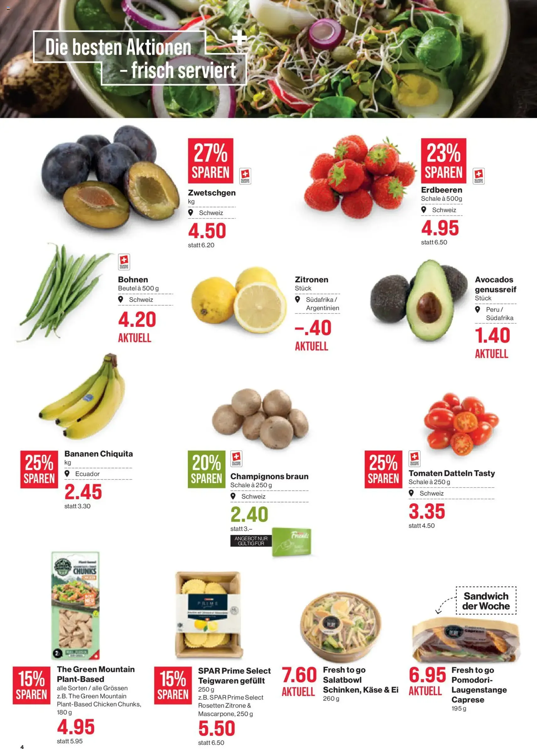 SPAR aktionen - Gültiger Prospekt ab 20.08.2026, Seite 4 von insgesamt 17