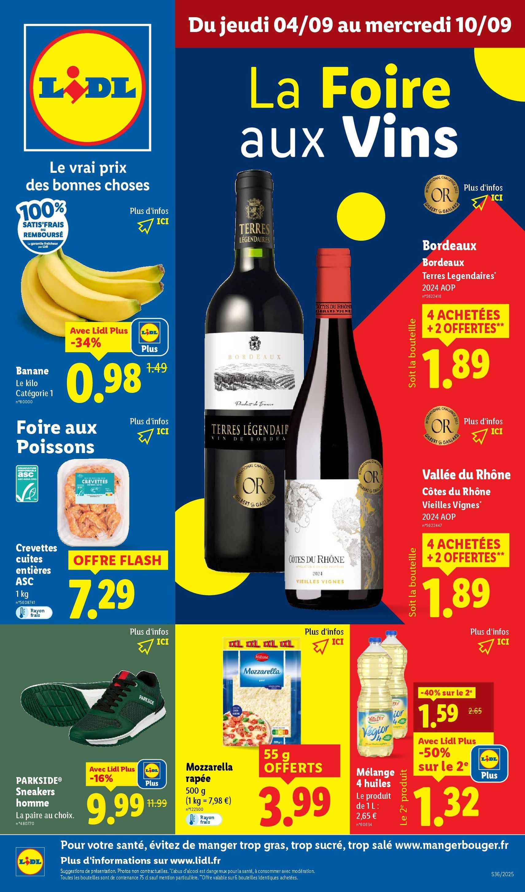 LIDL catalogue semaine 36 - brochure valable à partir du 04/09/2025, page 1 sur 73 LIDL catalogue semaine 36 - brochure valable à partir du 04/09/2025, page 1 sur 73
