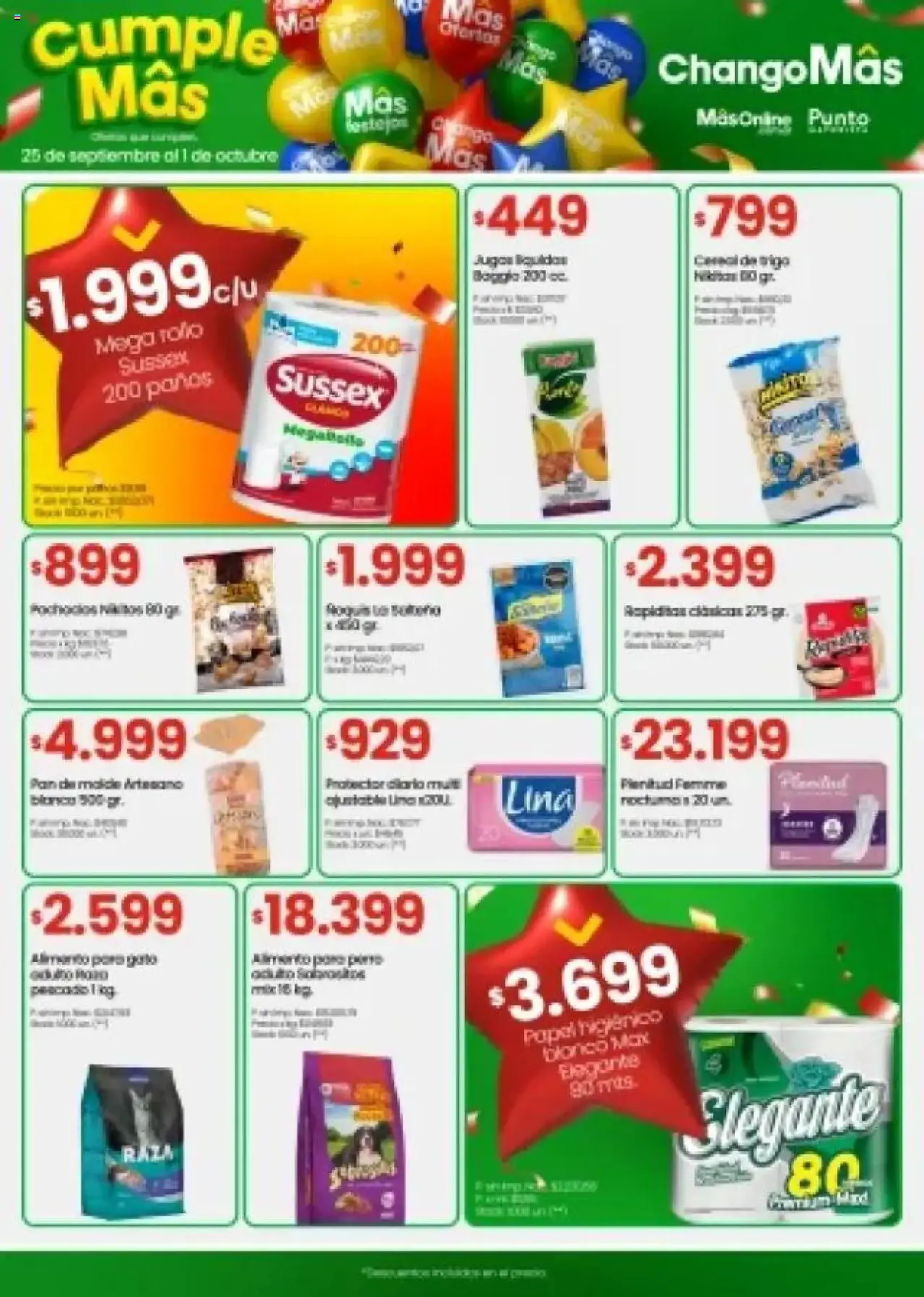 Changomas ofertas - folleto válido desde 25/09/2025 página 6 de 17
