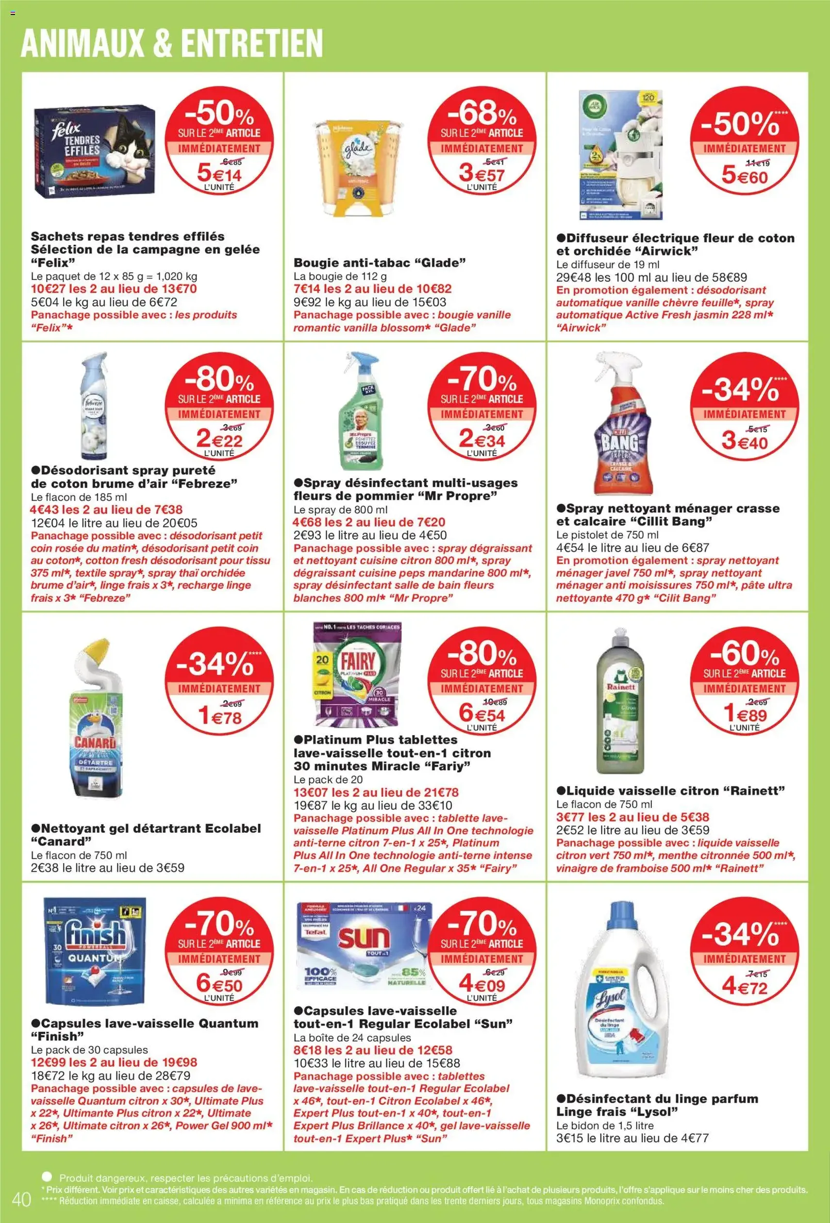 Monoprix catalogue - brochure valable à partir du 03/02/2026, page 40 sur 49