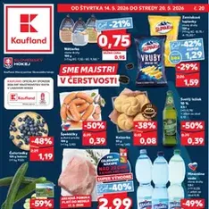 Kaufland leták - náhľad letáku platný od 14.05.2026